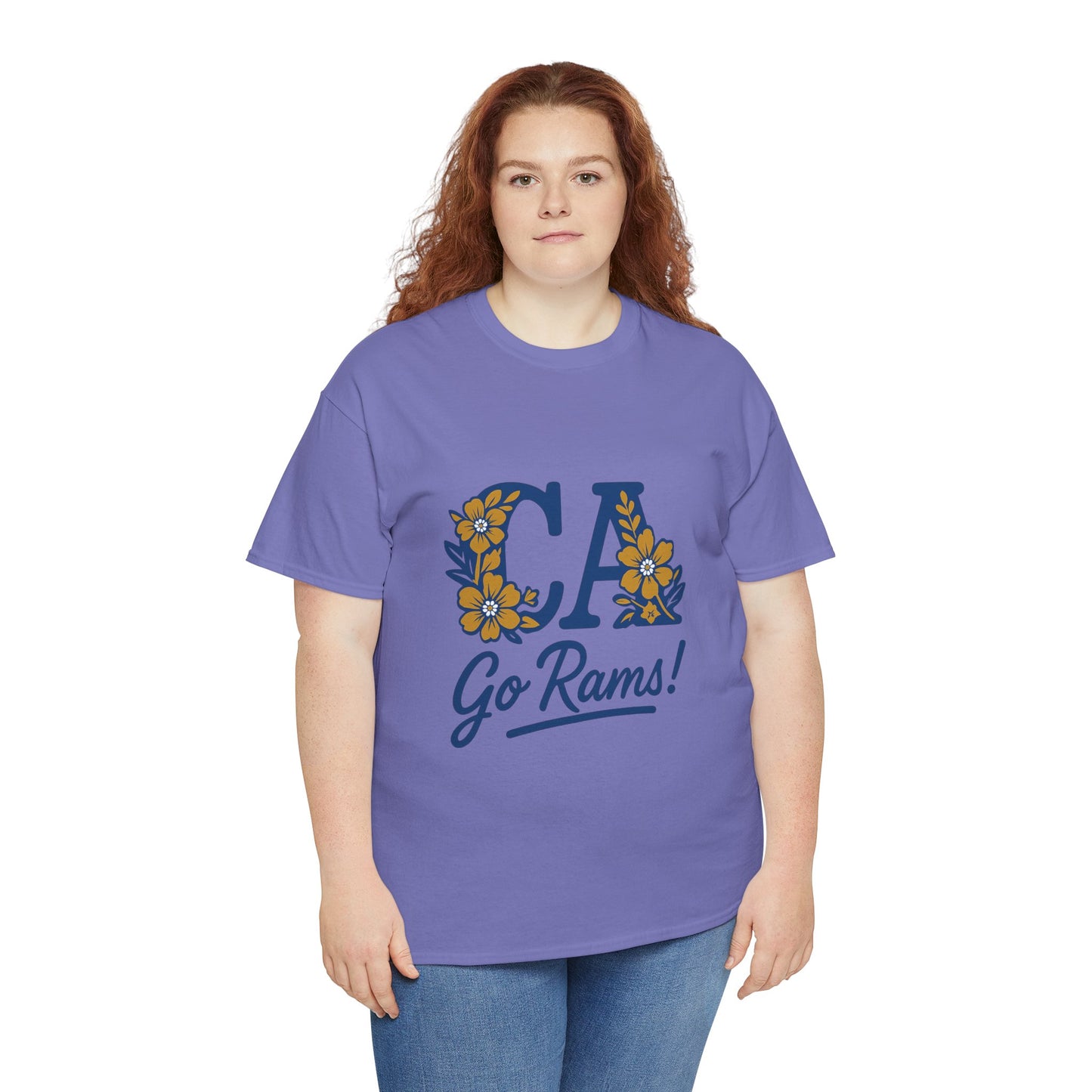 CA Rams Floral Tee