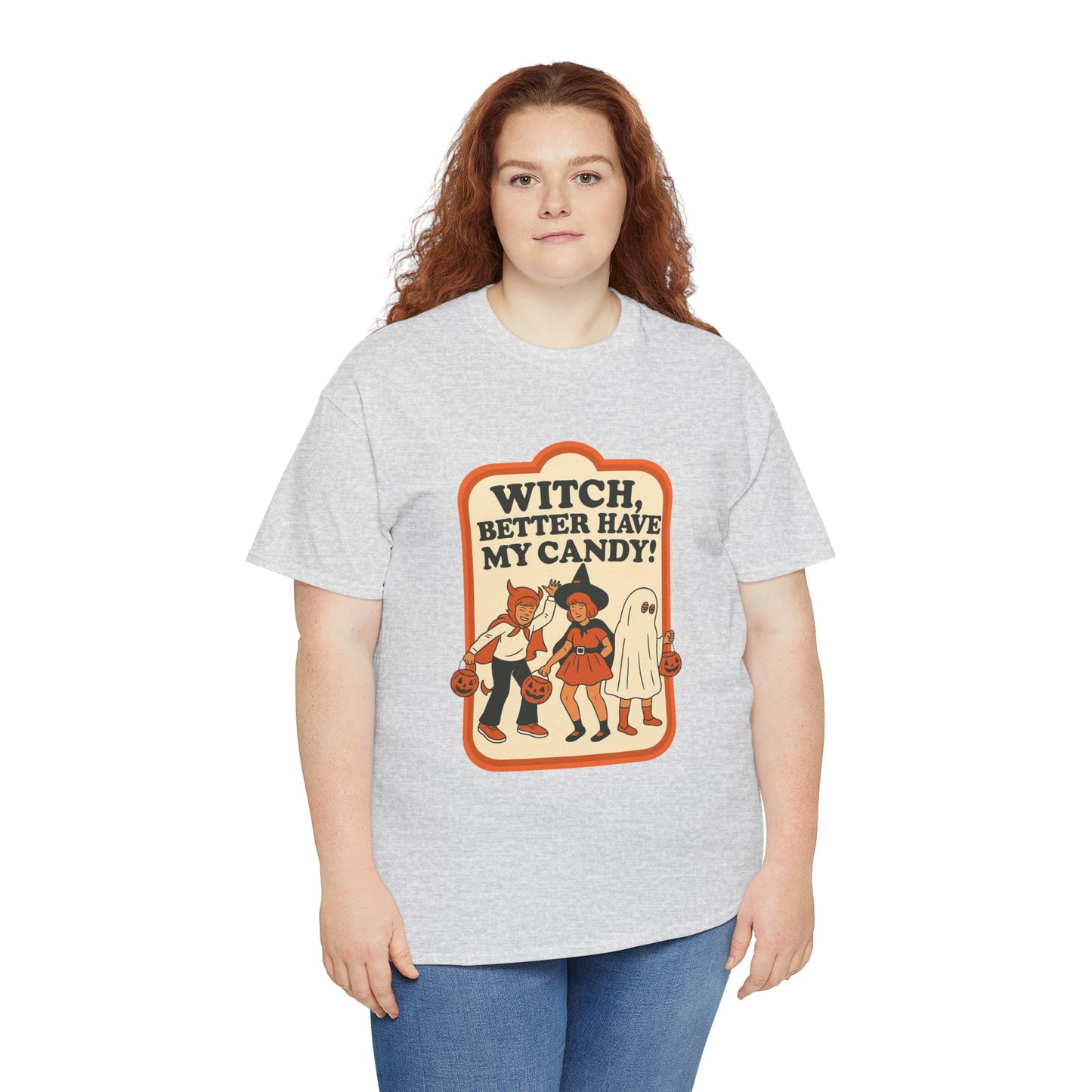 Halloween Witch Candy Tee - Unisex Cotton Shirt