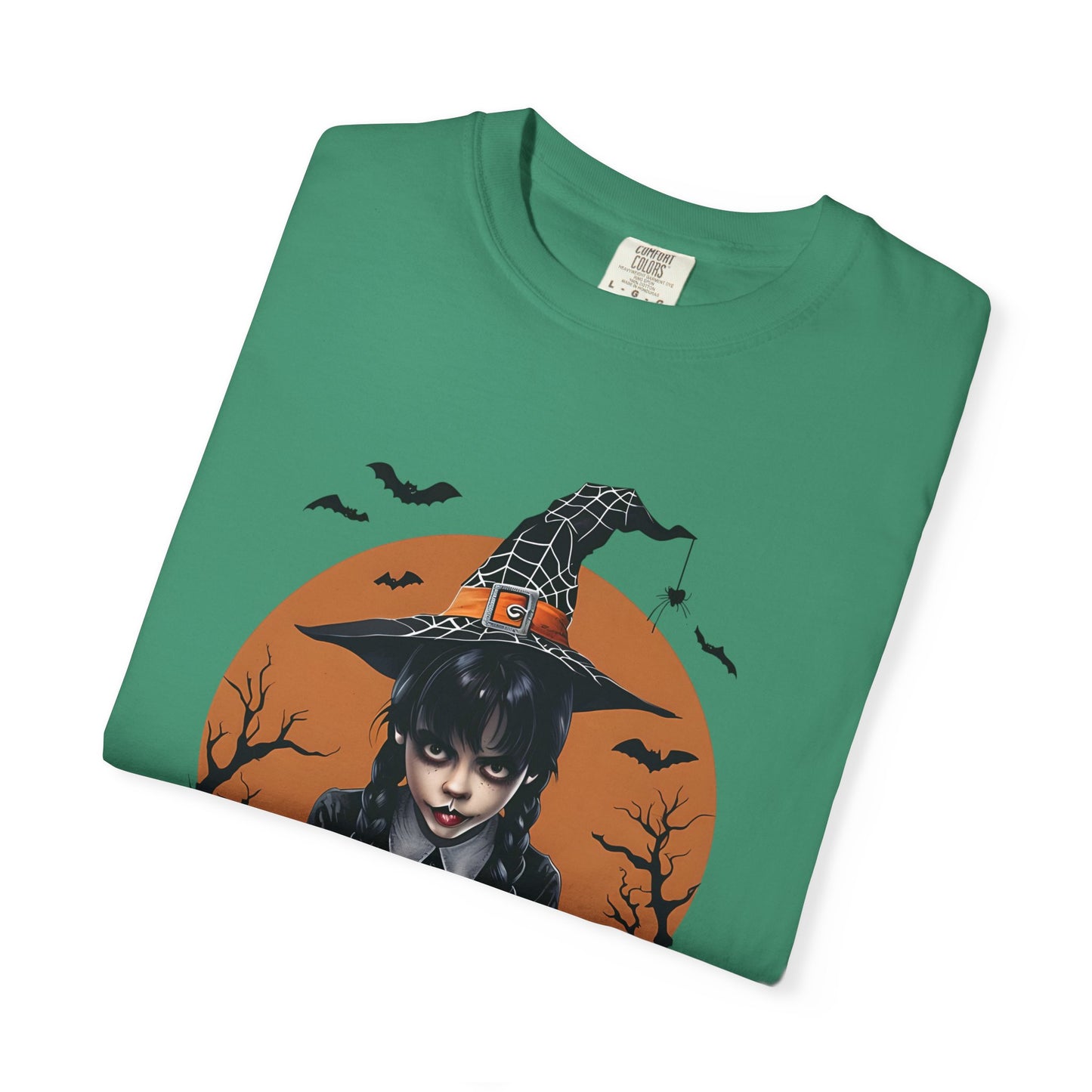 Halloween Witch Graphic Tee, Spooky Unisex T-Shirt, Pumpkin Halloween Costume, Fall Festive Apparel, Witchy Shirt for October