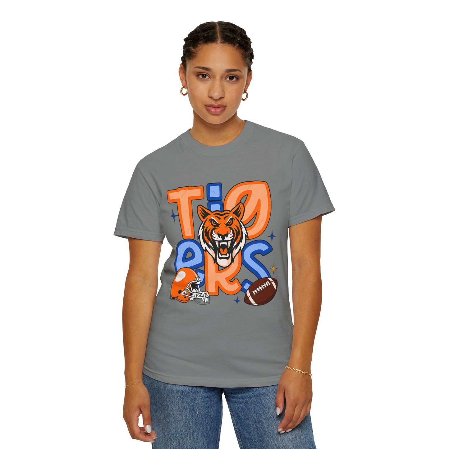 Tigers Unisex Garment-Dyed T-Shirt