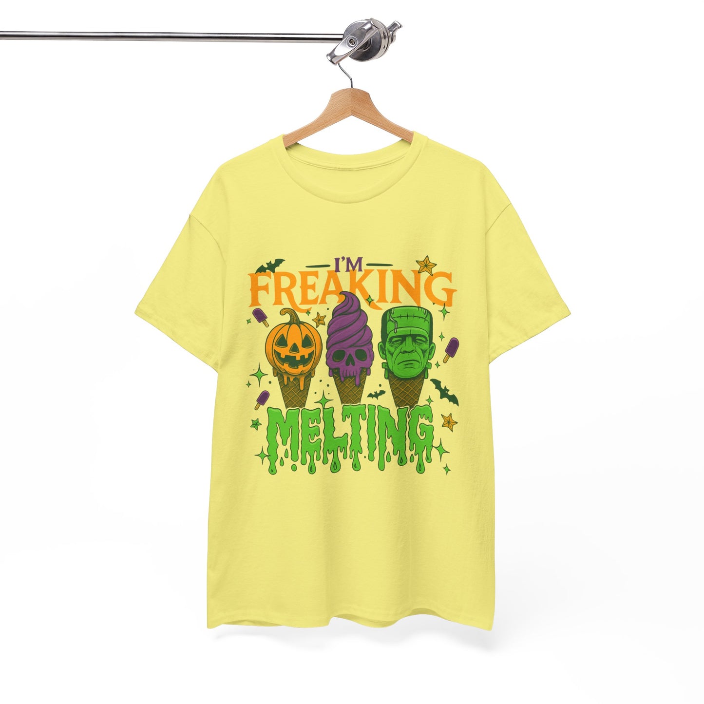 Halloween Unisex Heavy Cotton Tee, Fun Fall Shirt, Halloween Costume Top, Spooky Party Tee, Trick or Treat Apparel