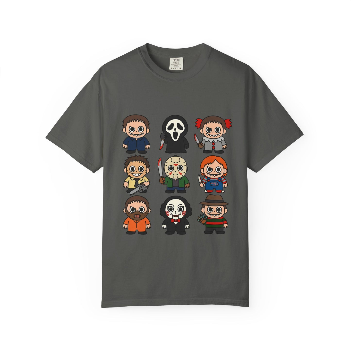 Pop Culture Horror Character T-Shirt, Unisex Tee, Halloween Tee, Horror Movie Merch, Funny Graphic Shirt, Gift for Horror Fans
