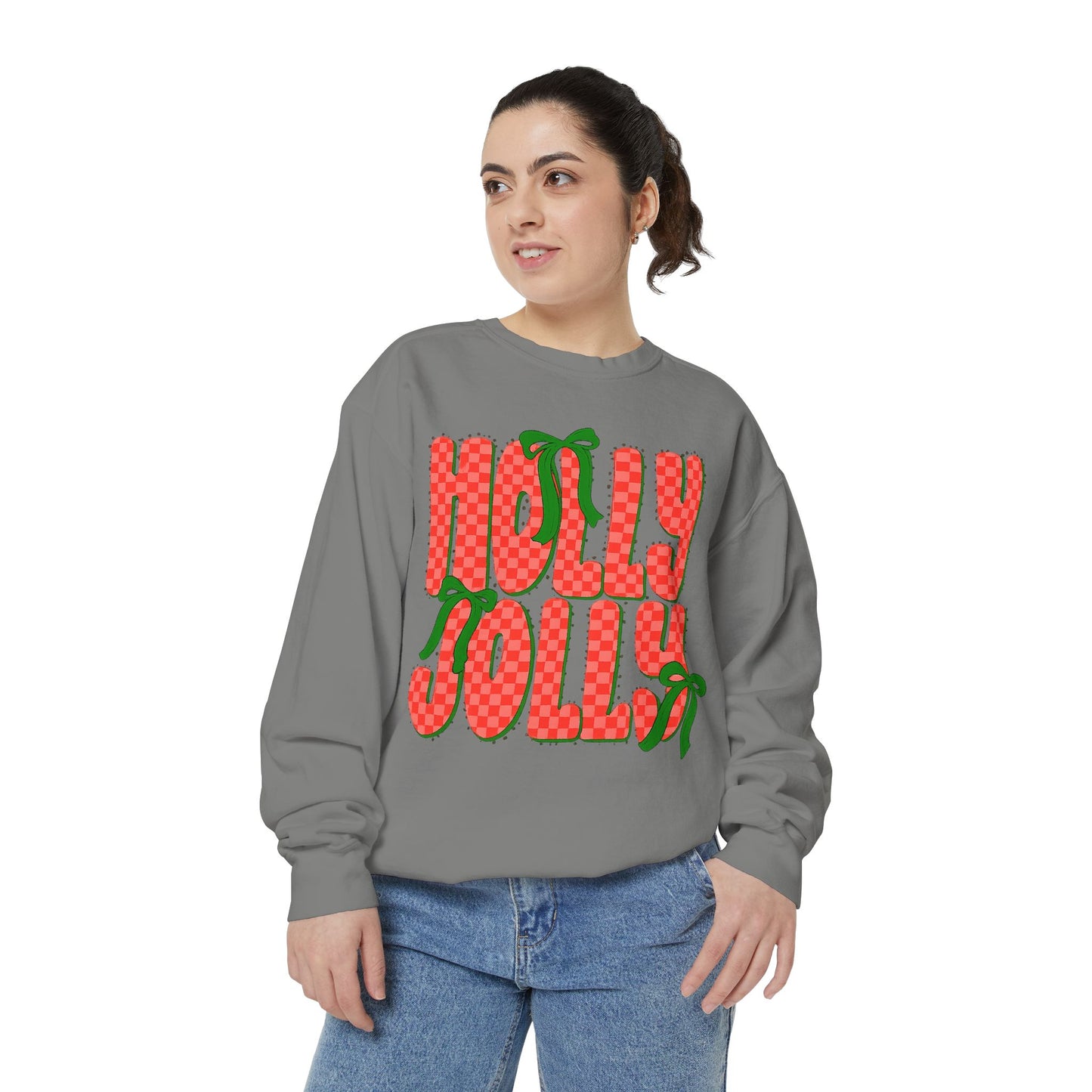 Holly Jolly Sweatshirt — Festive Christmas Holiday Pullover