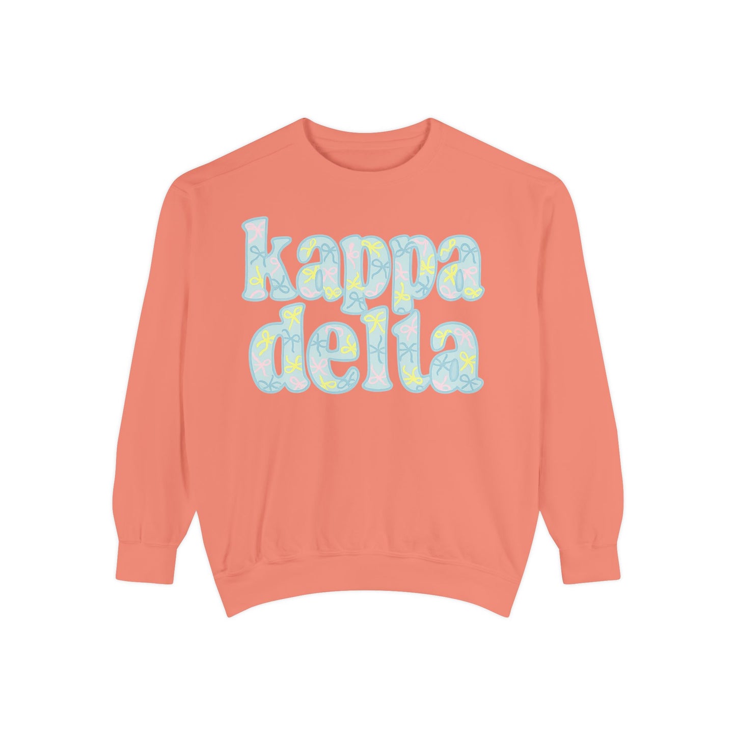Sorority Sisters Cozy Sweatshirt - KaDelta Unisex Garment-Dyed
