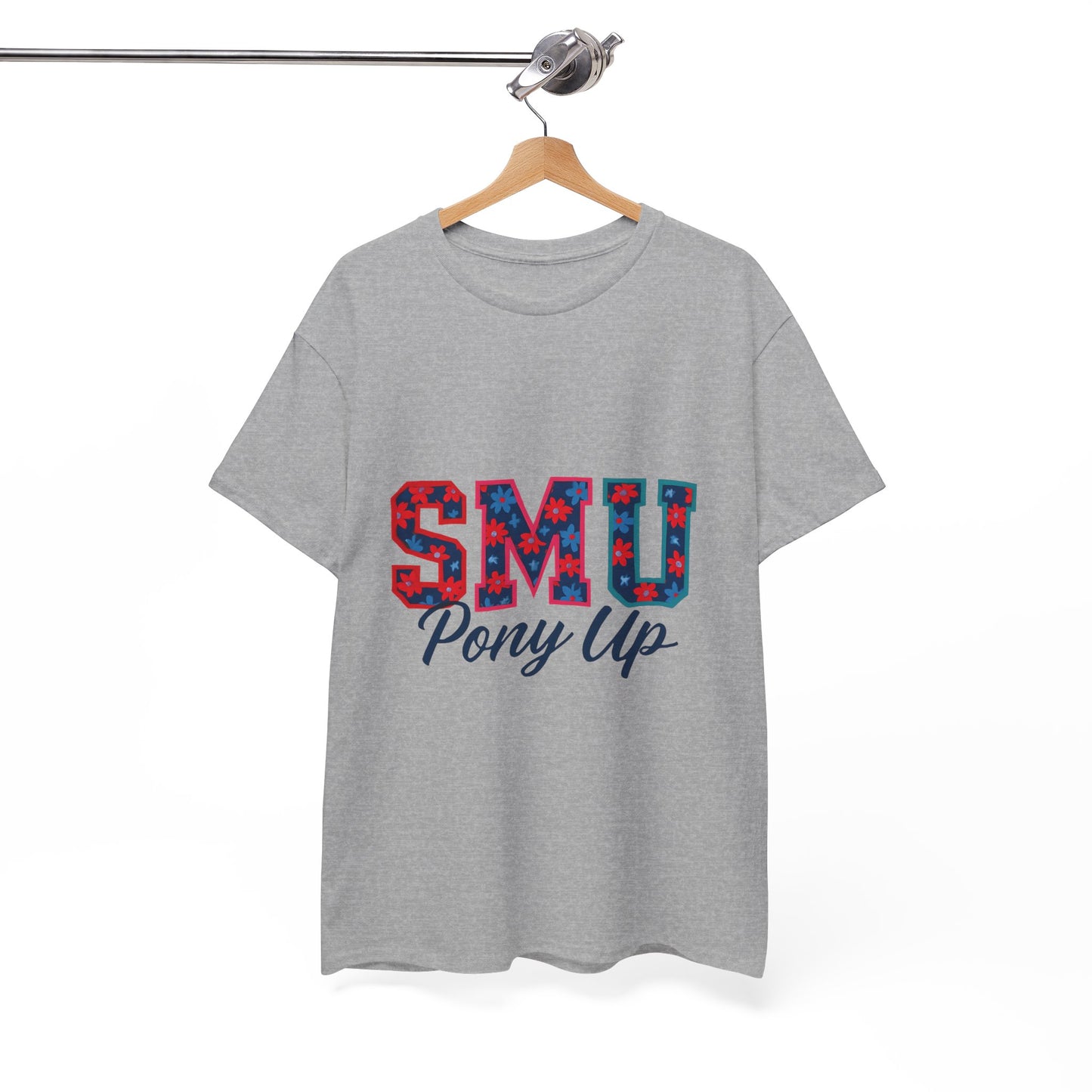 SMU Pony Up Unisex Heavy Cotton Tee, Casual Tees, College Apparel, Perfect Gift for Students, School Spirit Shirt, Comfortable Cotton [...]