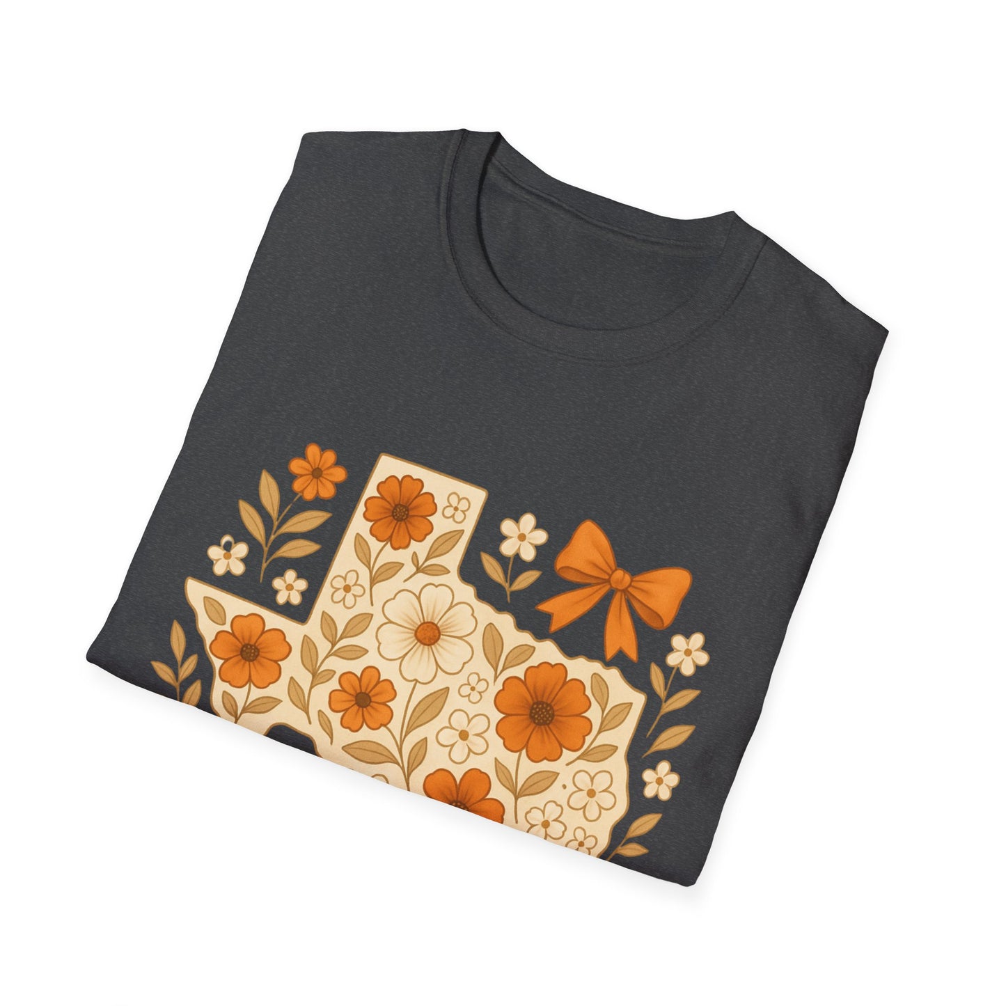 Texas Floral Unisex T-Shirt, Gift for Texans, Spring & Summer Wear, Festival Attire, Southern Charm Shirt