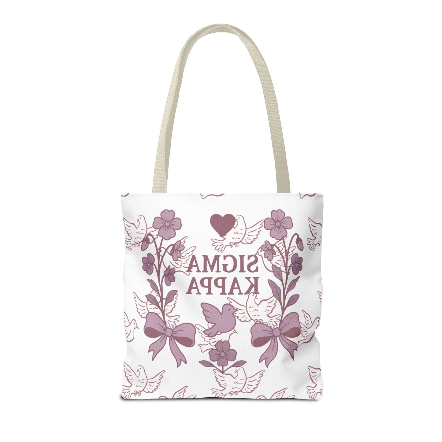 Sigma Kappa Floral Tote Bag | Sorority Gift, Eco-Friendly Carry-All, College Accessory, Stylish Shopping Bag, Chic Beach Tote
