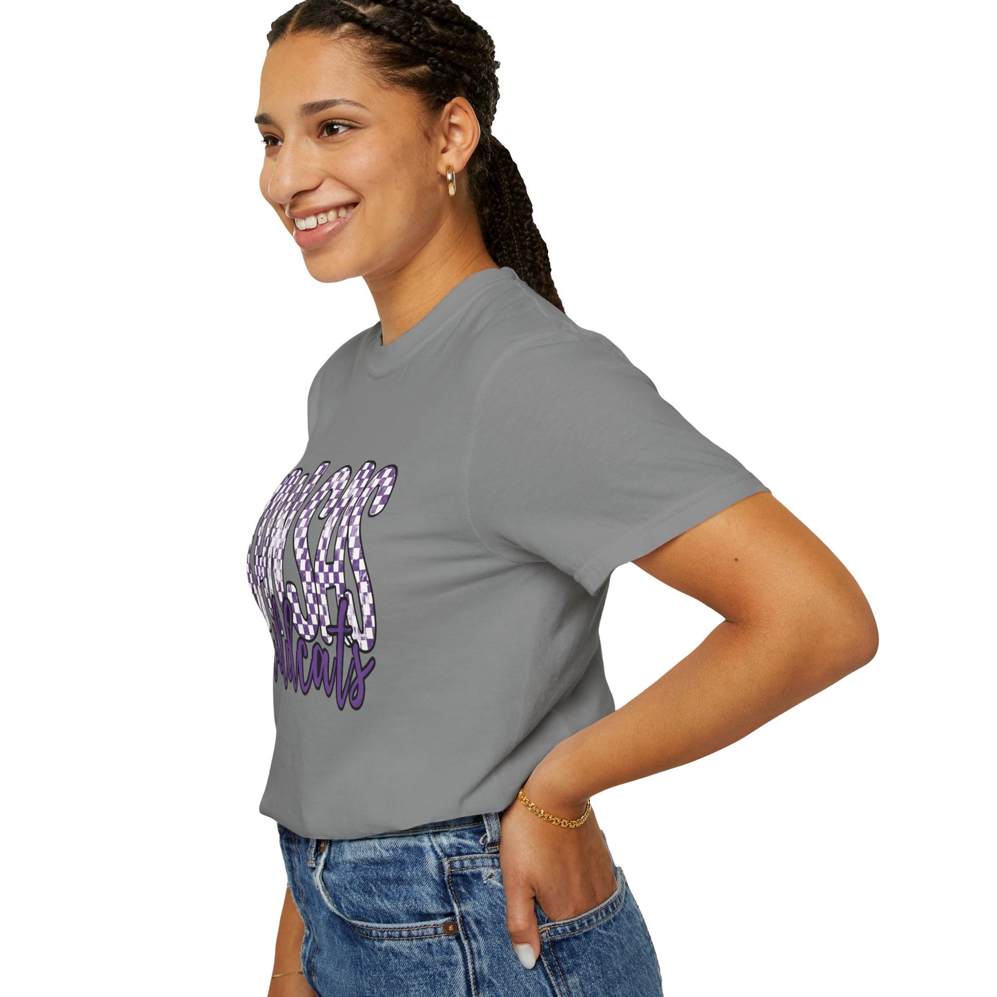 Kansas Wildcats Garment-Dyed T-Shirt | Unisex College Apparel
