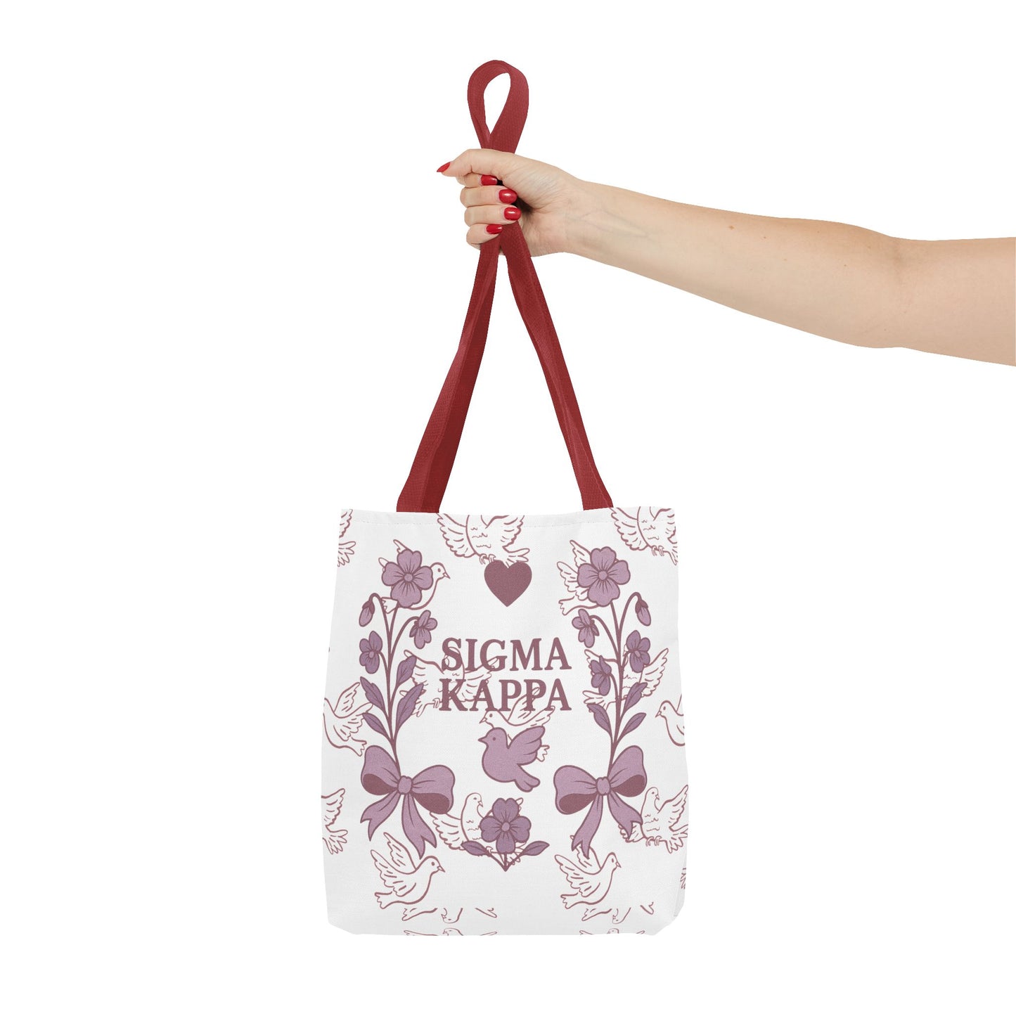Sigma Kappa Floral Tote Bag | Sorority Gift, Eco-Friendly Carry-All, College Accessory, Stylish Shopping Bag, Chic Beach Tote