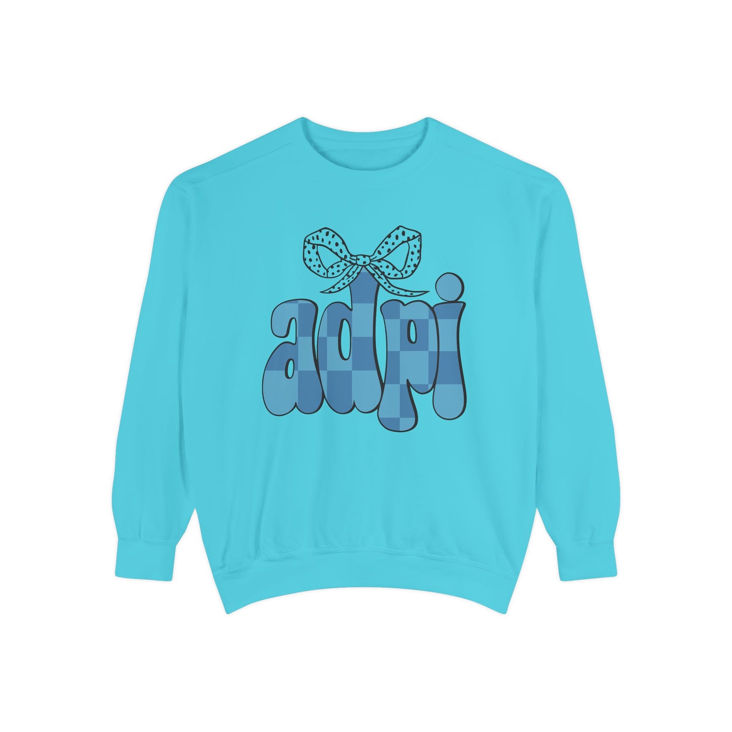 ADeltaPI Bow Design Unisex Sweatshirt - Cozy Casual Wear, comfort colors