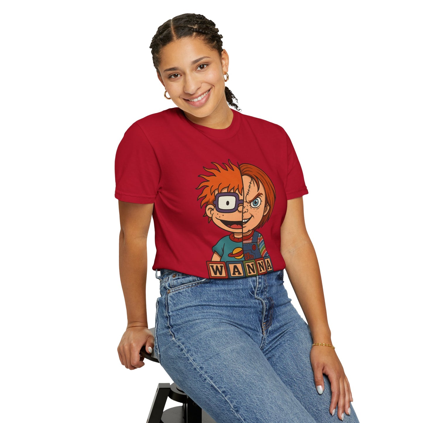 Two Faced Halloween Chucky-Inspired Unisex T-Shirt