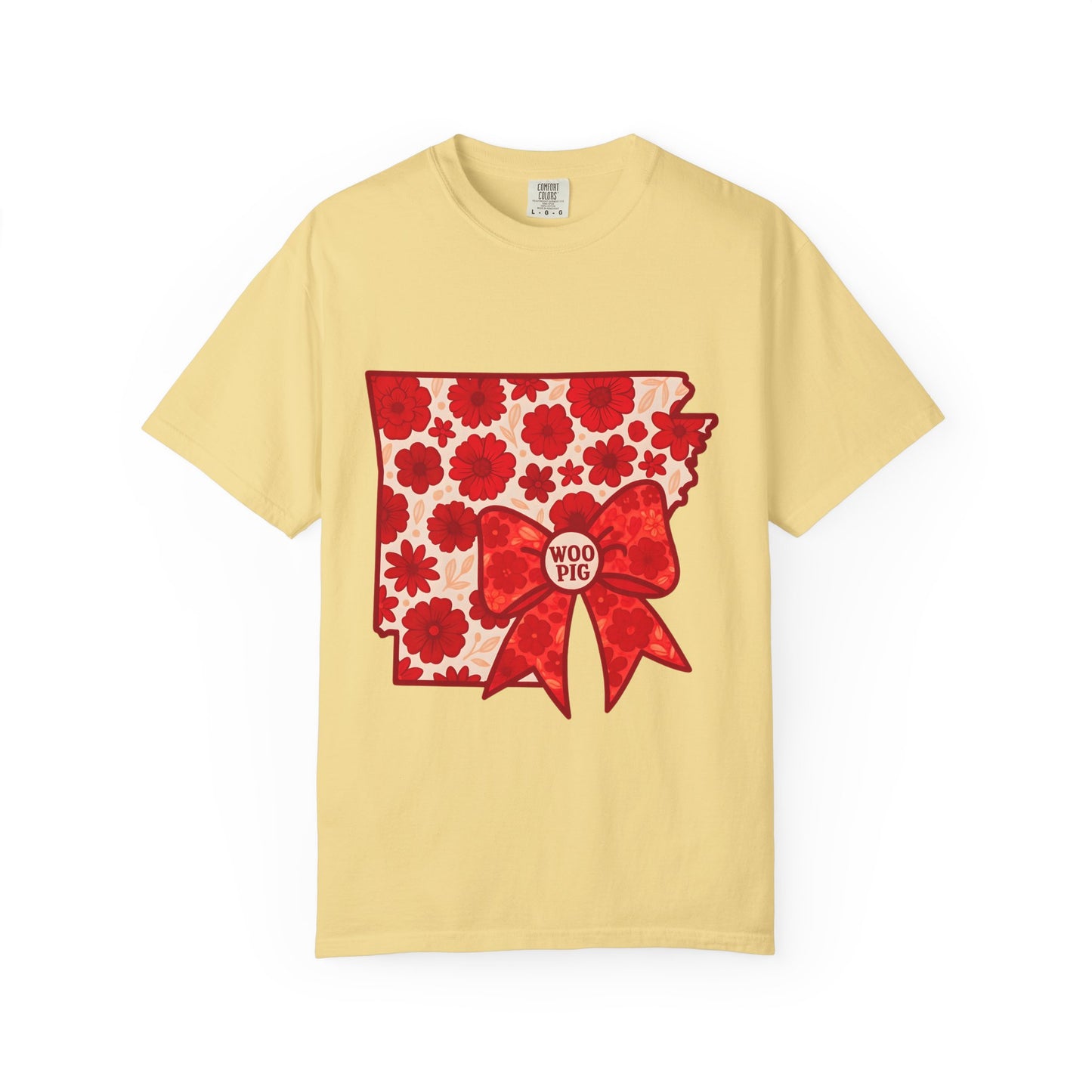 Arkansas Floral T-shirt - Women's & Men's Gift, Summer Tee, State Pride Shirt, Comfort Colors