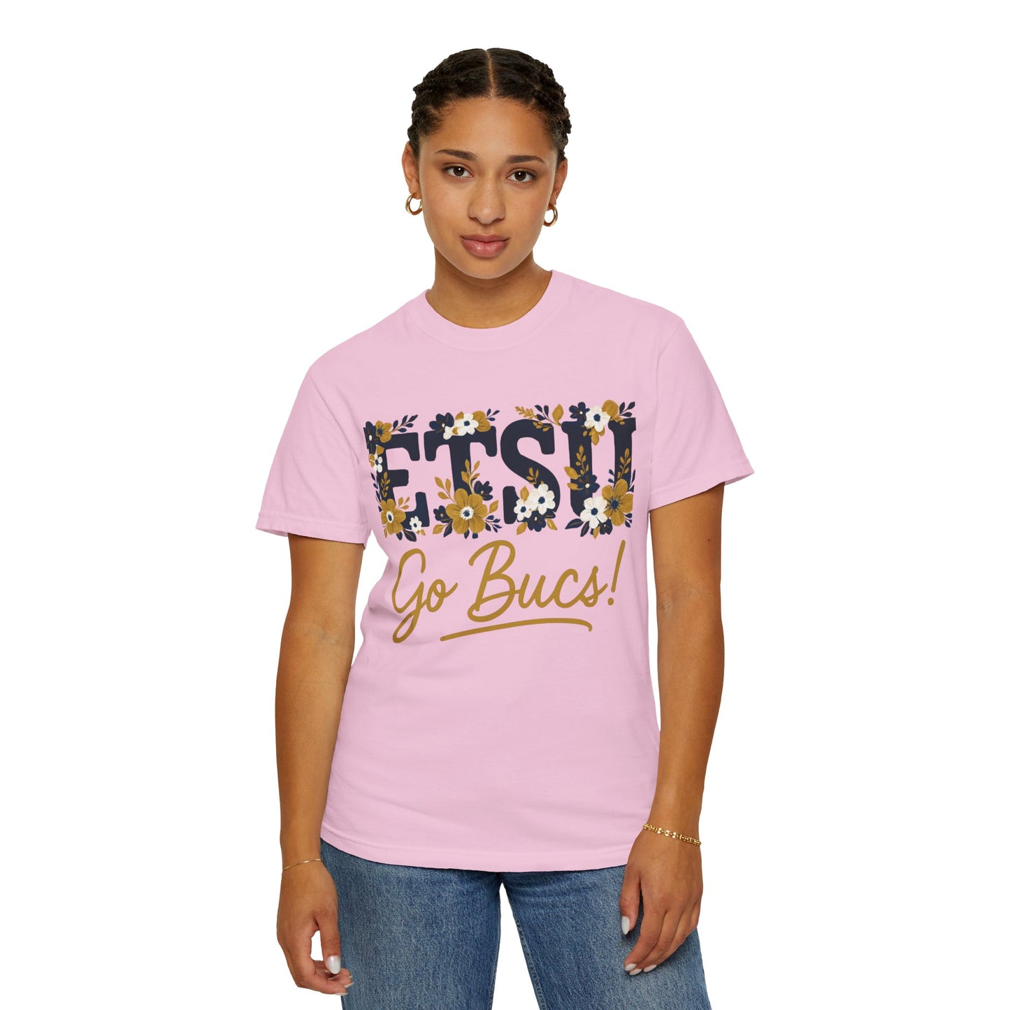 Floral Go Bucs Unisex T-shirt - College Apparel