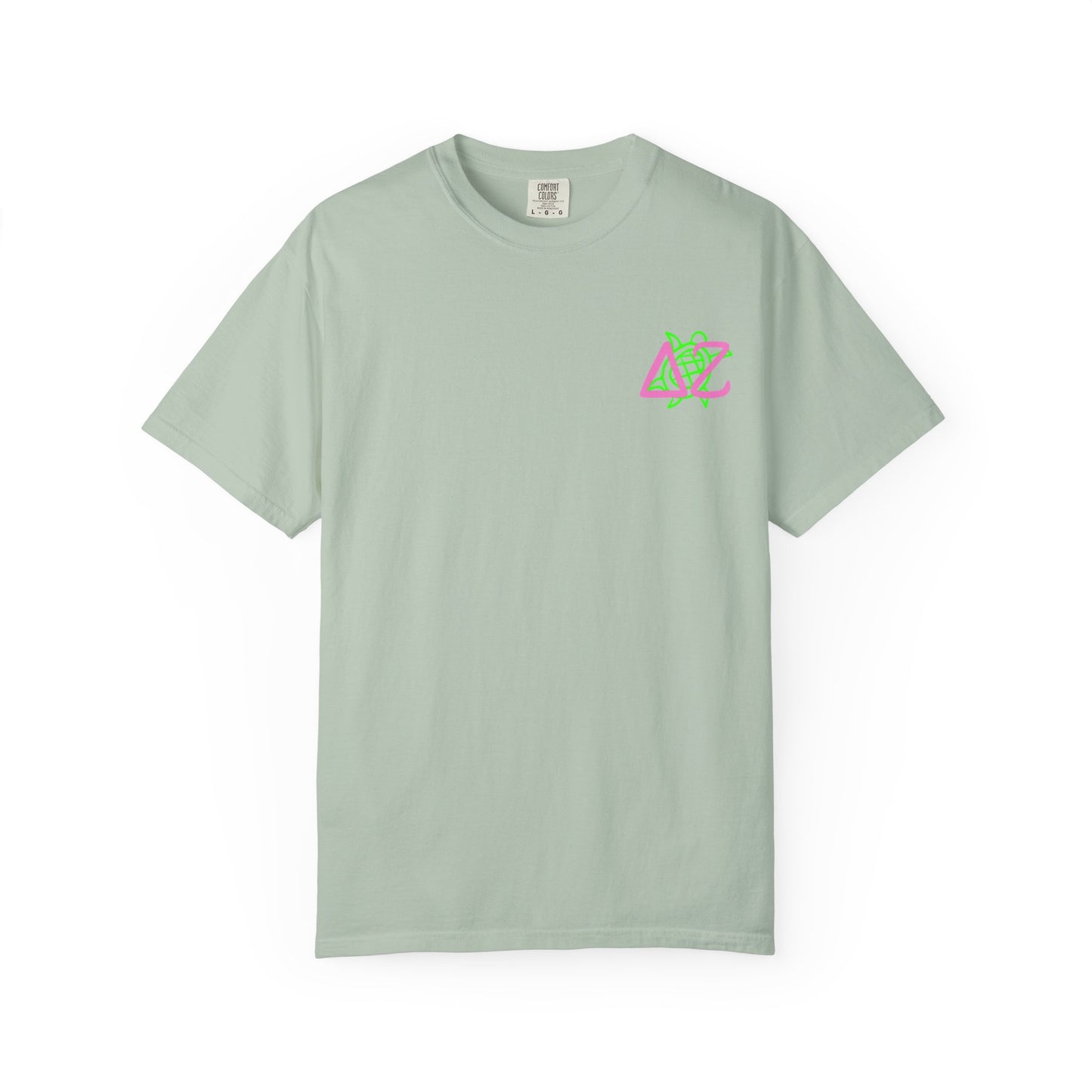 Delta Zeta Unisex T-Shirt, Sorority Shirt, Garment-Dyed Tee, Cute College Top, Sisterhood Apparel, Gift for Sorority Sisters
