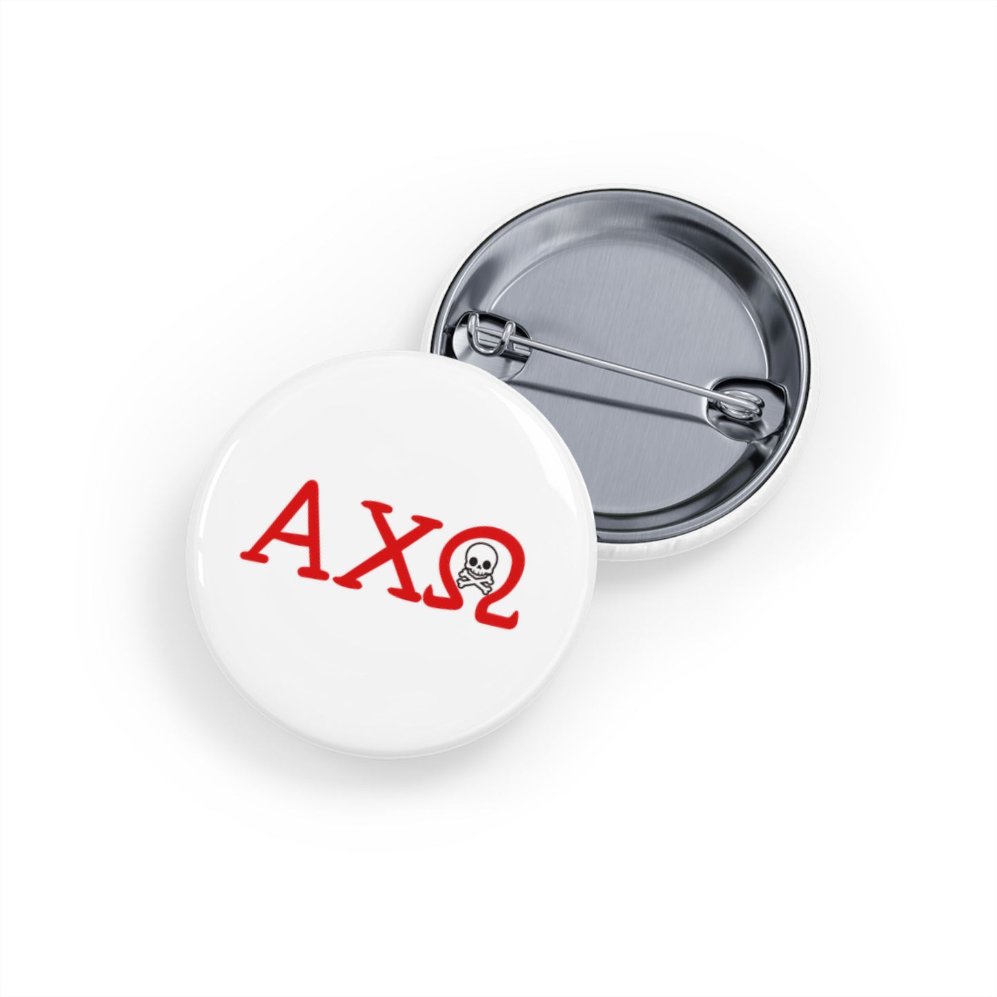 AXO Custom Round Pins for Events, Party Favors, Fundraisers, Collectibles, Badge Accessories