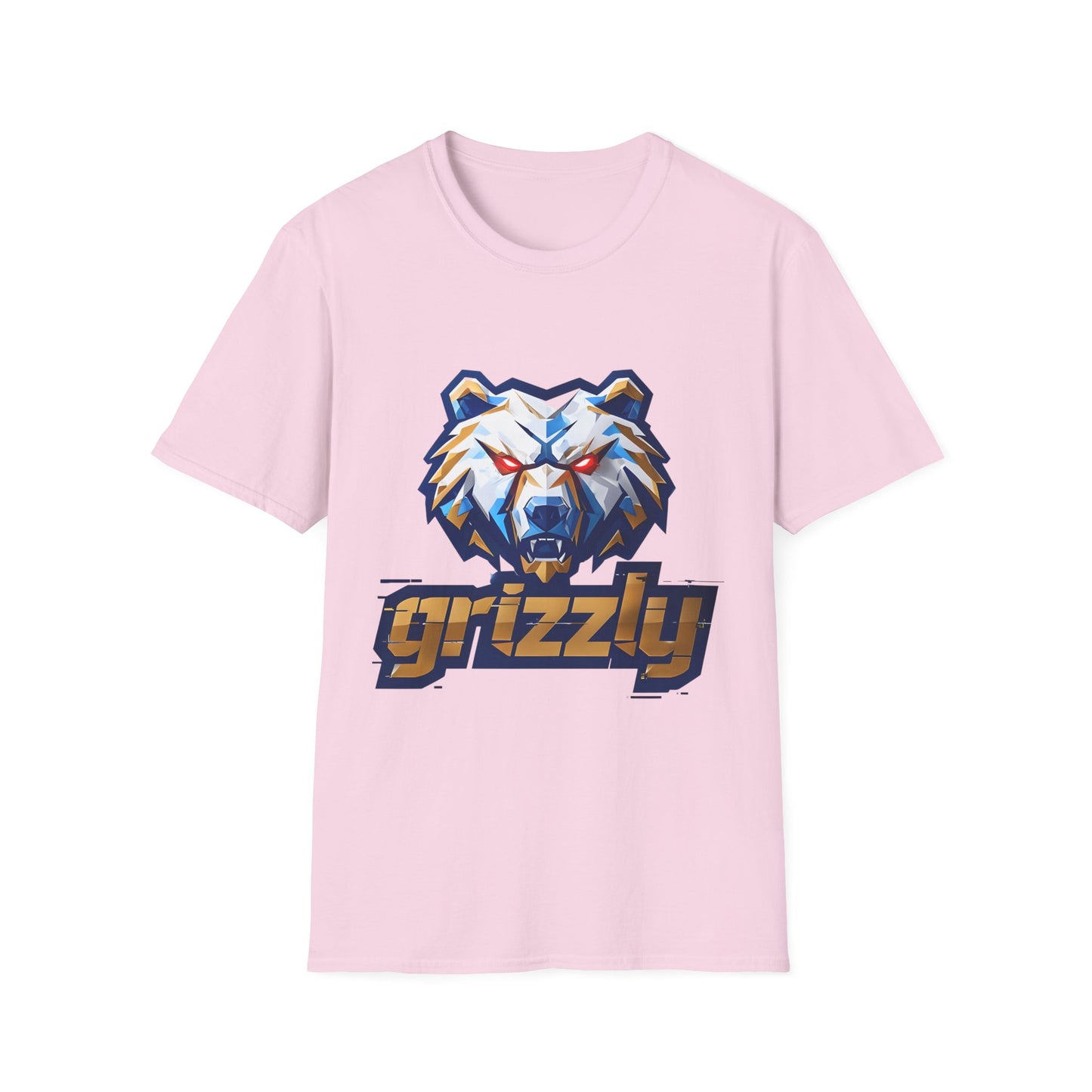 Grizzly Memphis Bear Graphic Tee, Unisex Softstyle T-Shirt, Memphis Basketball Fan, Memphis Grizz, 901, Go Grizz