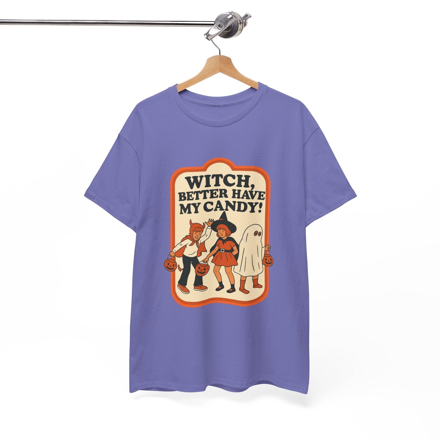 Halloween Witch Candy Tee - Unisex Cotton Shirt