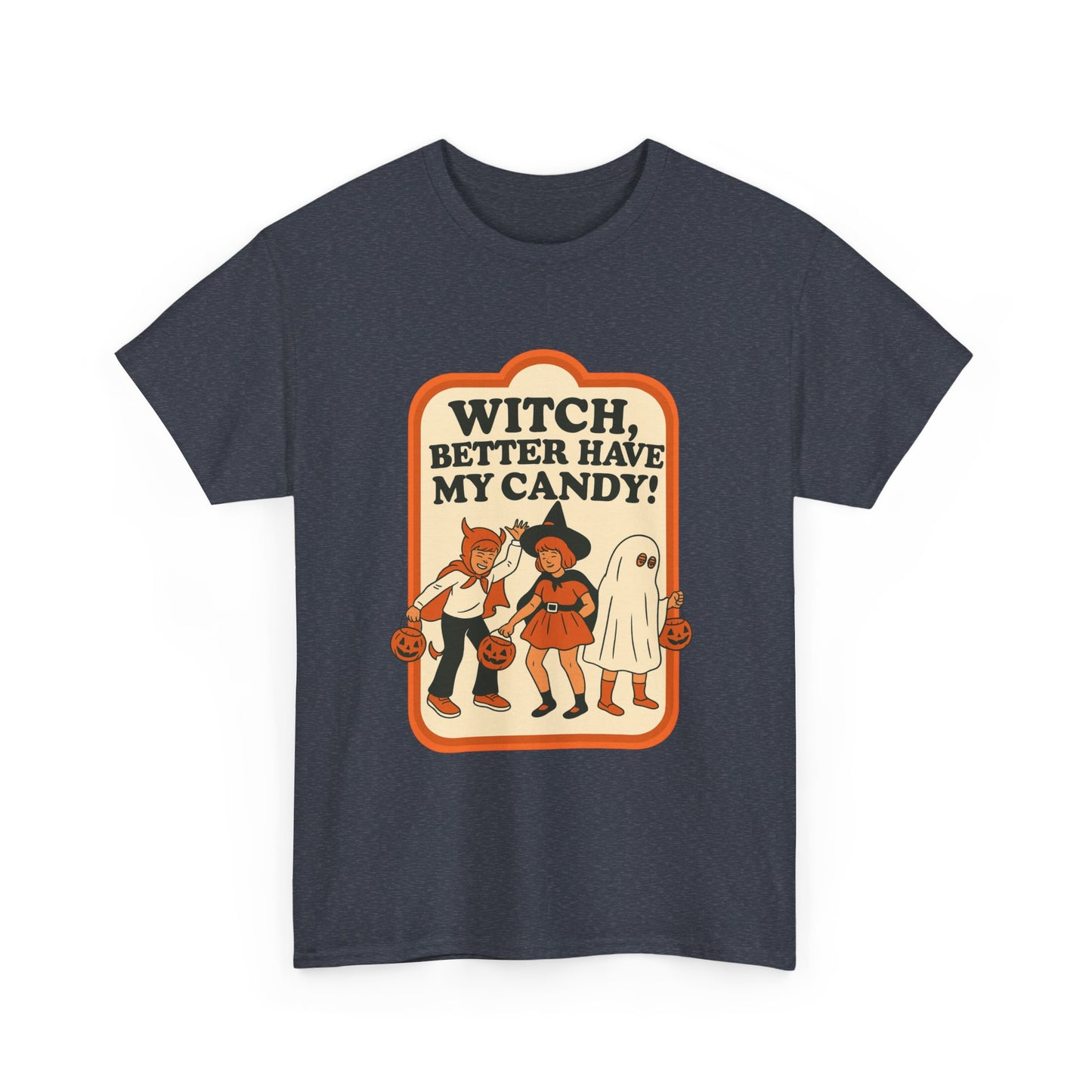 Halloween Witch Candy Tee - Unisex Cotton Shirt