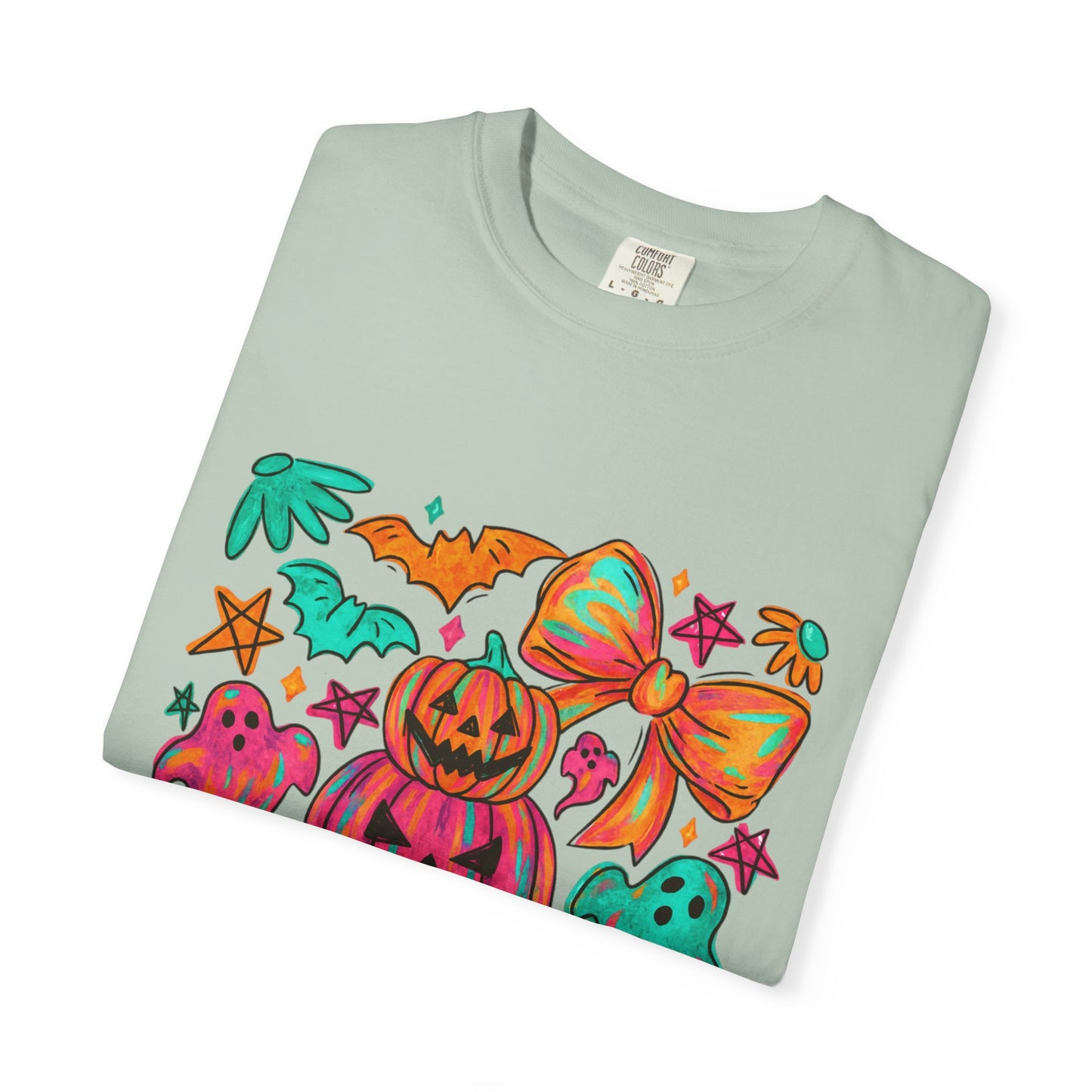 Whimsical Halloween T-Shirt, Perfect for Fall Celebrations, Ghosts & Pumpkins Design, Unisex Tee, Festive Apparel, Halloween Costume