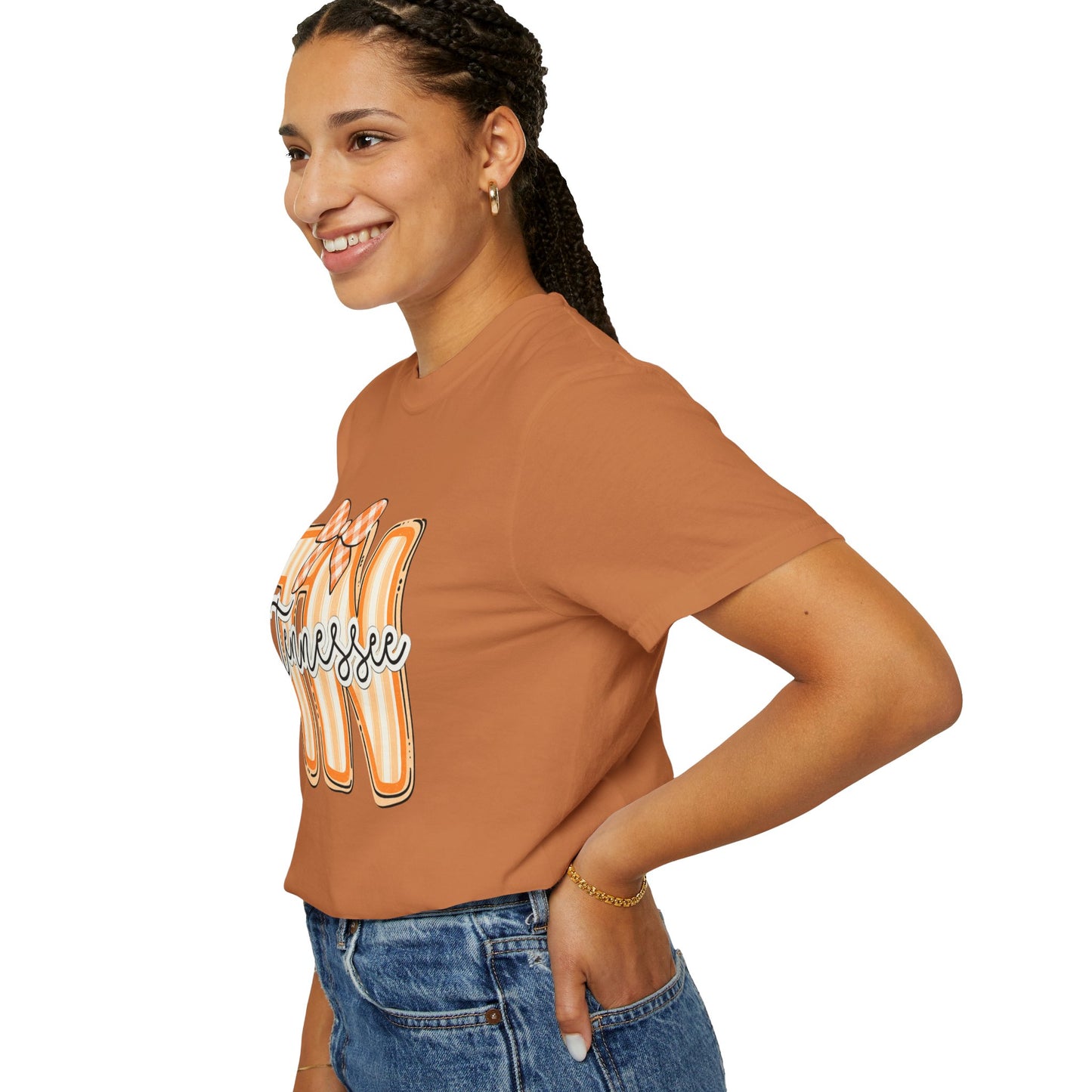 T-Shirt Tennessee Bow State Southern Pride Casual Wear Gift