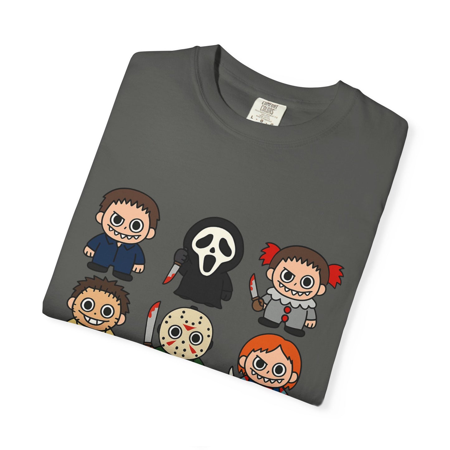 Pop Culture Horror Character T-Shirt, Unisex Tee, Halloween Tee, Horror Movie Merch, Funny Graphic Shirt, Gift for Horror Fans