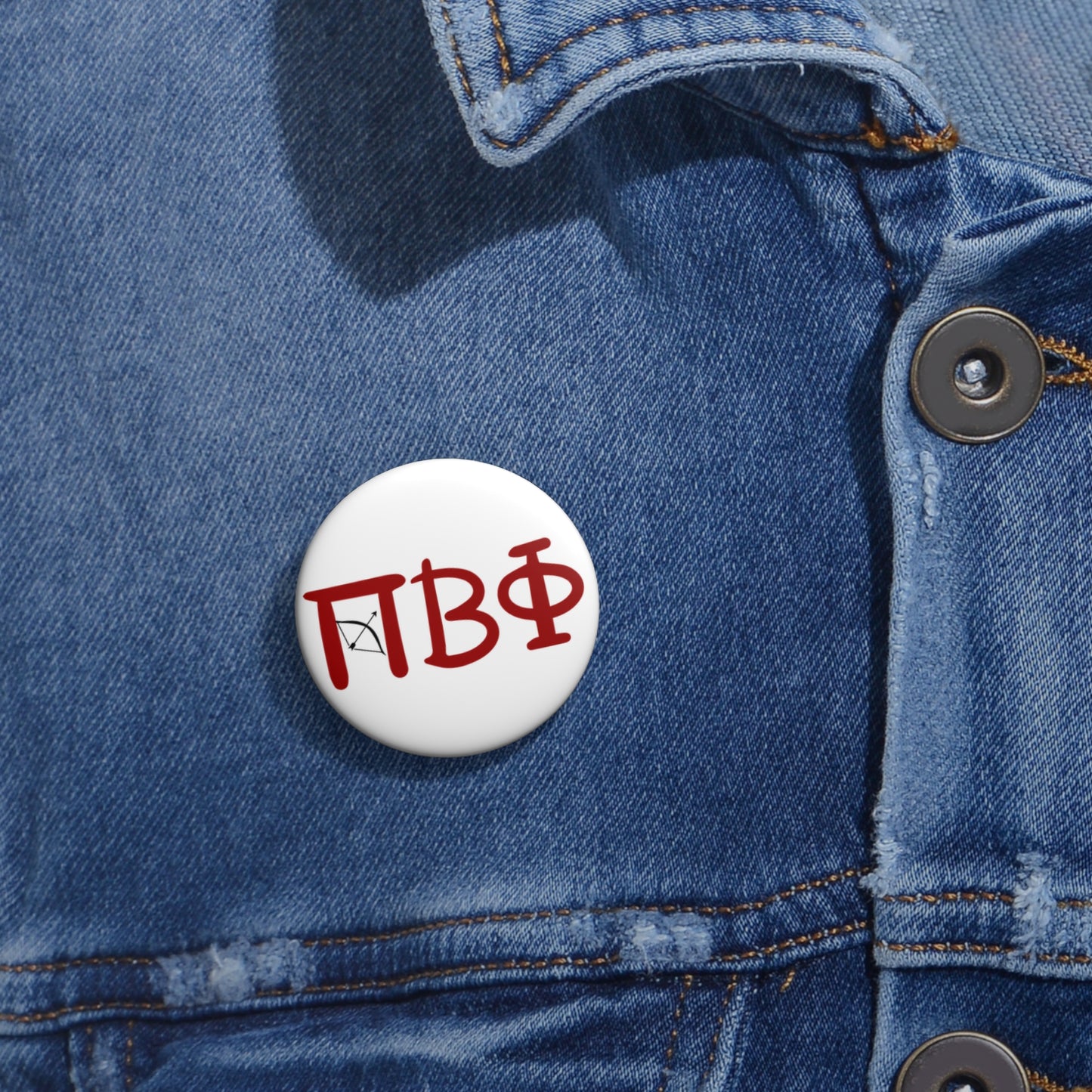 pi Beta Phi Custom Pin Buttons with Greek Letters, Personalized Buttons for Sororities/Fraternities, Unique Gifts for College Students, Dorm [...]