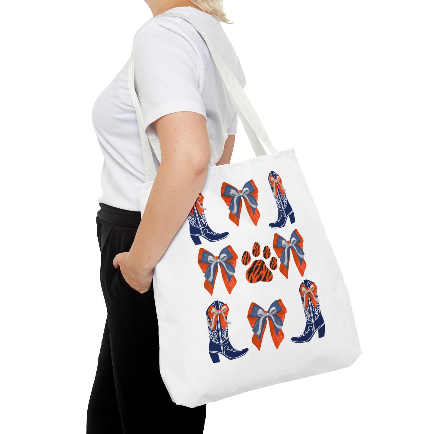 Au Tigers Spirit Tote Bag, Cute Accessories, Back to School, Gift for Sports Fans, Cheerleading Team Bag, war eagle, go tigers, auburn game day, auburn fan gift, graduation gift, auburn alumni