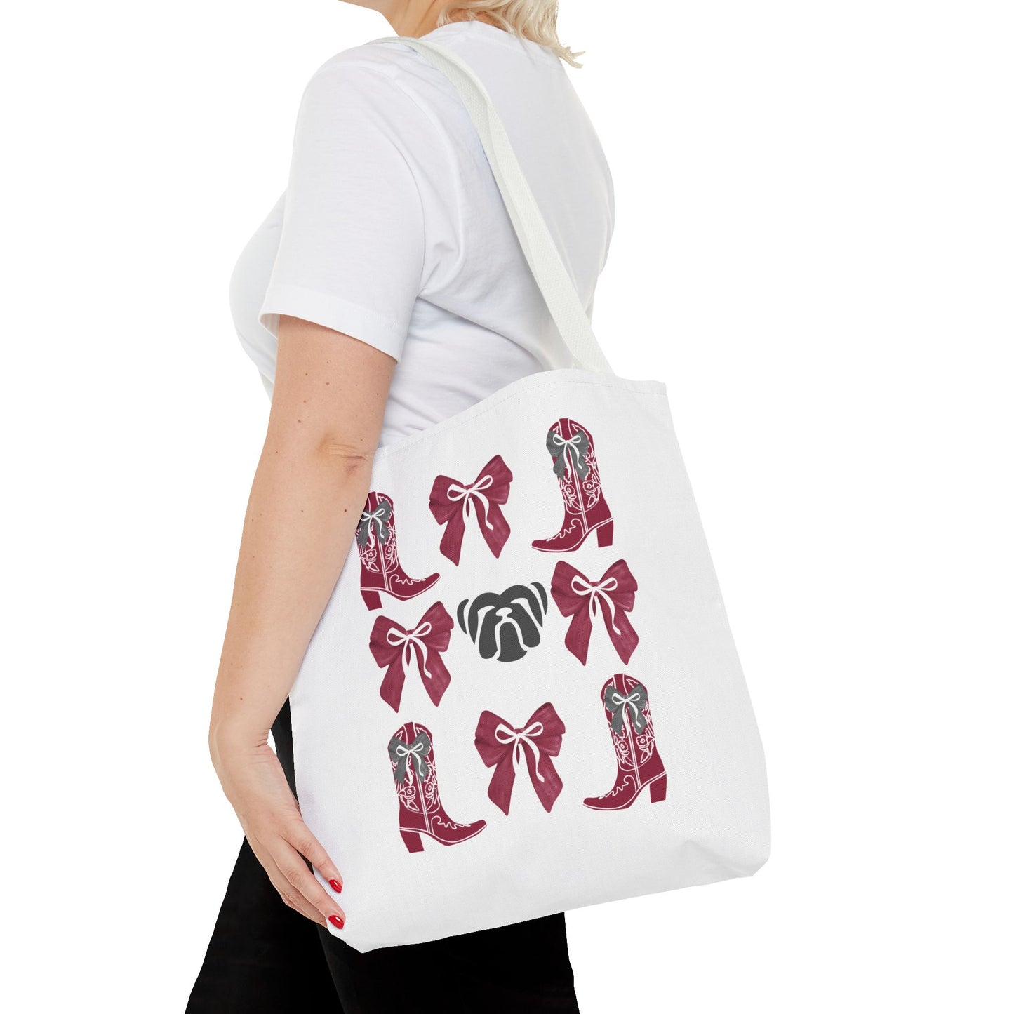 Msu bulldogs tote bag, mississippi state gift, mississippi fan gift, msu alumni, go dogs, starkville mississippi, graduation gift, msu game day tote bag