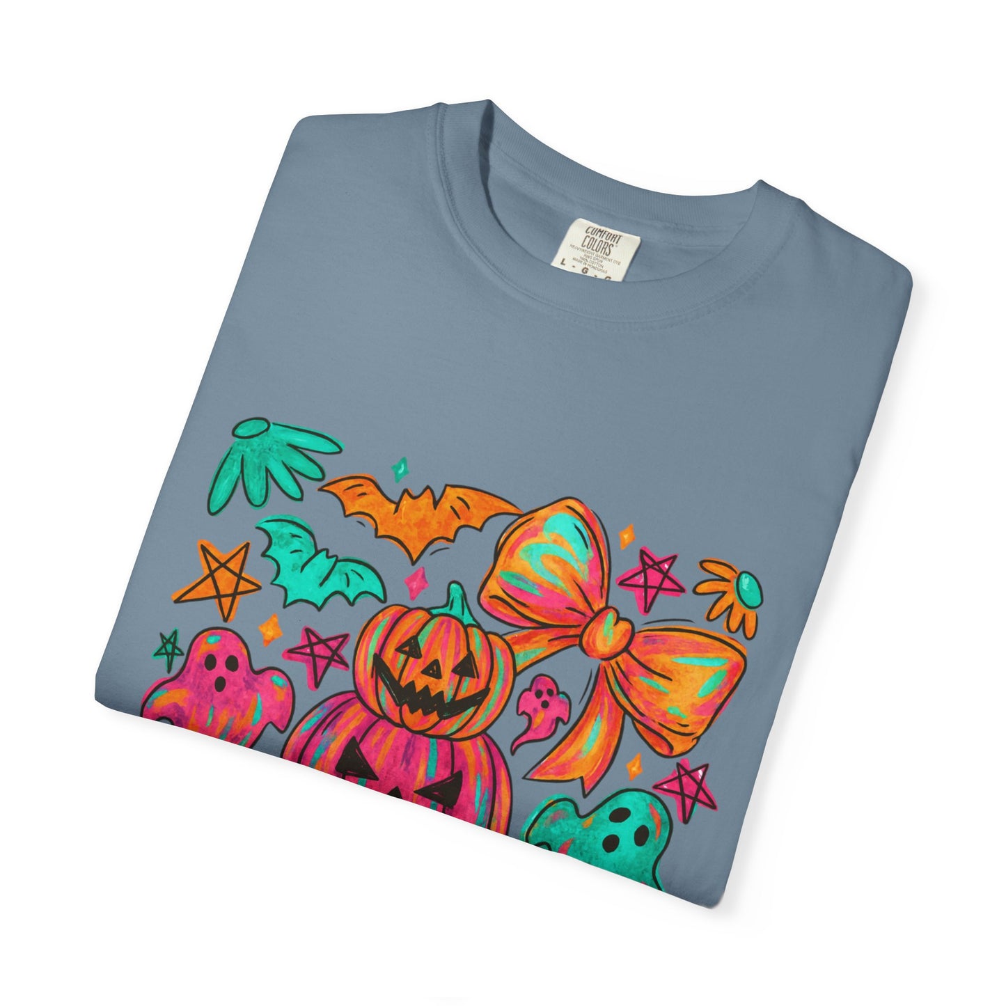Whimsical Halloween T-Shirt, Perfect for Fall Celebrations, Ghosts & Pumpkins Design, Unisex Tee, Festive Apparel, Halloween Costume