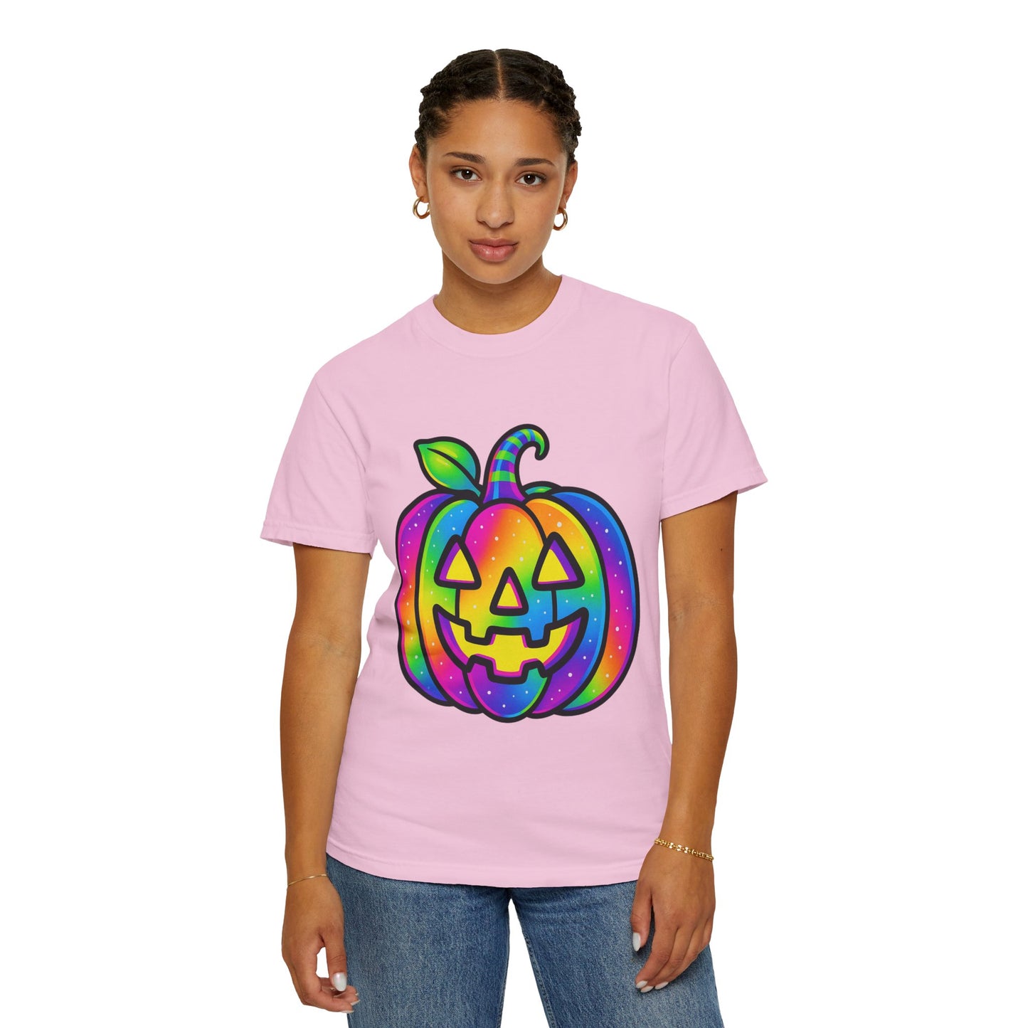 Colorful Pumpkin T-shirt for Halloween