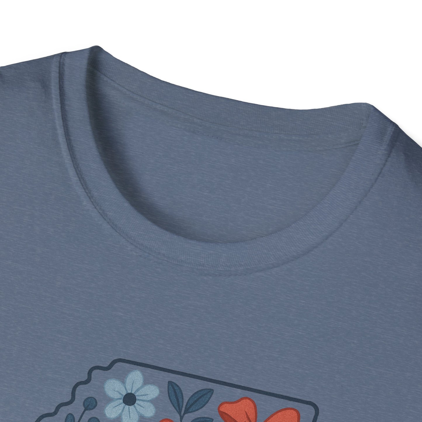 Mississippi Floral Unisex T-Shirt, Casual Tee, Gift for Her, Summer Apparel, Nature Lover Shirt, State Pride Clothing