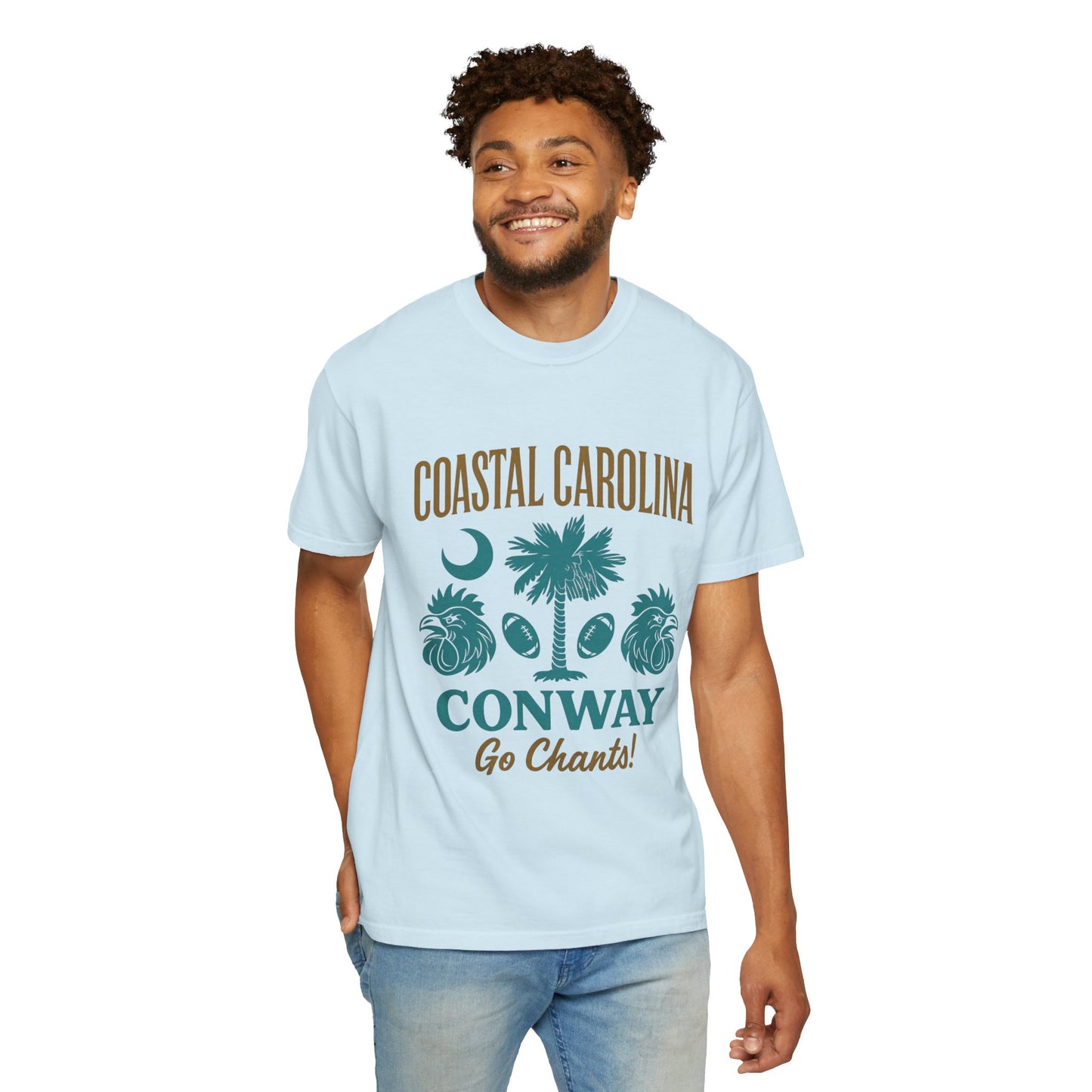 Go Chants T-Shirt, Unisex Garment-Dyed Tee, Beachwear, College Apparel, Summer Vibes