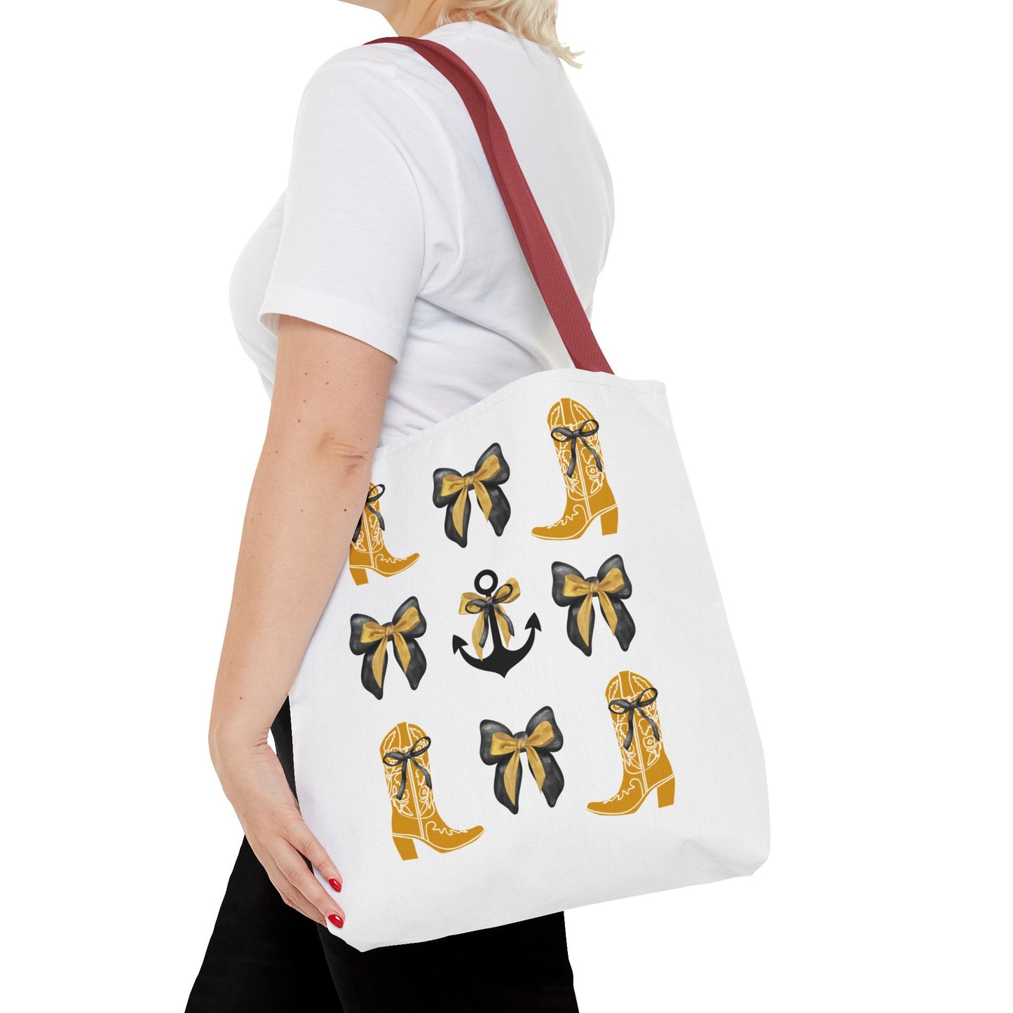 TN Vandy Game Day Tote Bag, Fashion Tote Bag, Perfect for Shopping, Nashville TN, Anchor Down, College Student Gift, Graduation Gift