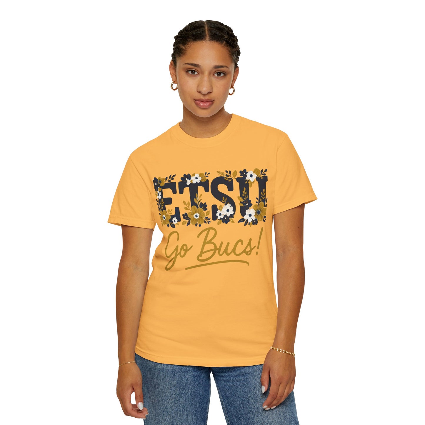 Floral Go Bucs Unisex T-shirt - College Apparel
