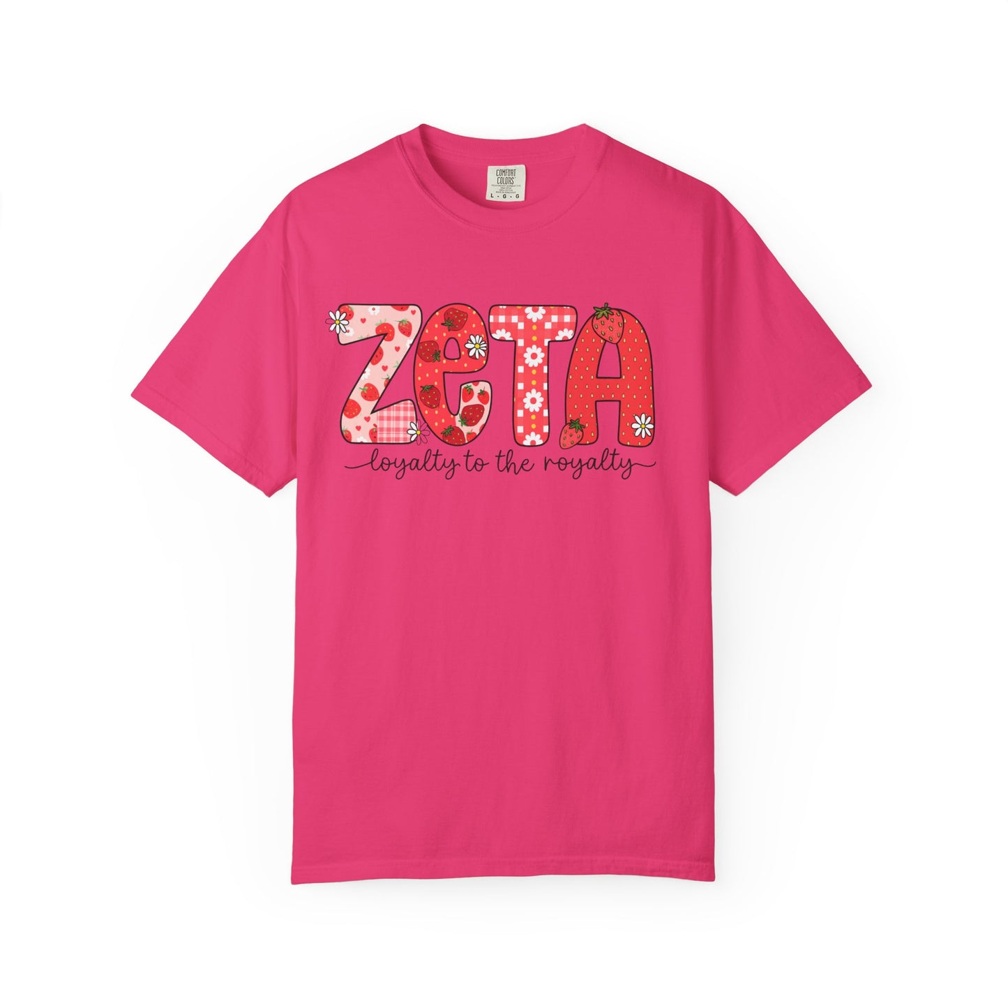 ZTALoyalty T-Shirt, Unisex Garment-Dyed Tee, Perfect for Sorority Events, Greek Life Apparel, Custom Festive Shirt, Everyday Casual Wear