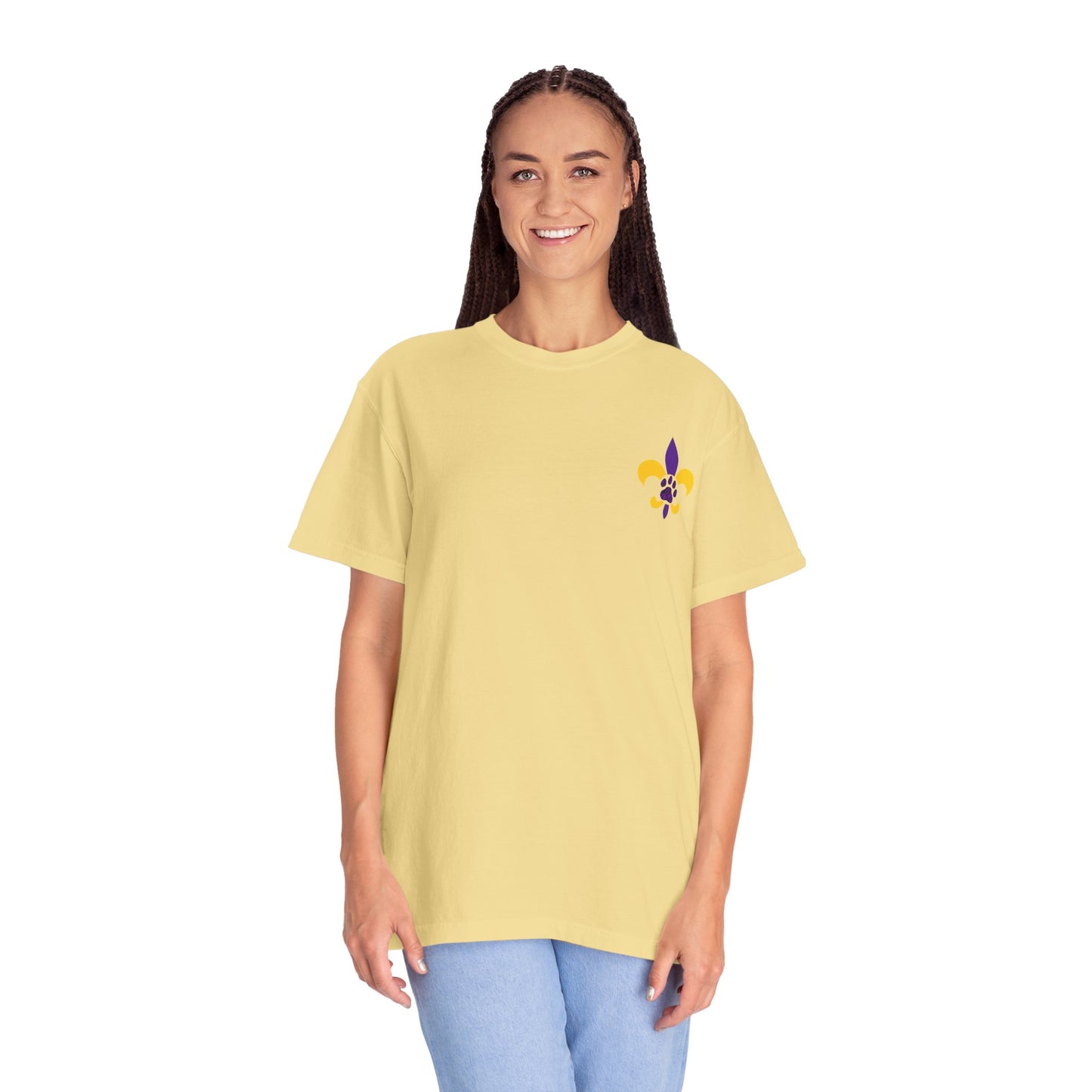 Baton Rouge Spirit T-Shirt - Unisex Garment-Dyed Tee for Game Day, College Football, Mardi Gras, Team Pride, Casual Wear