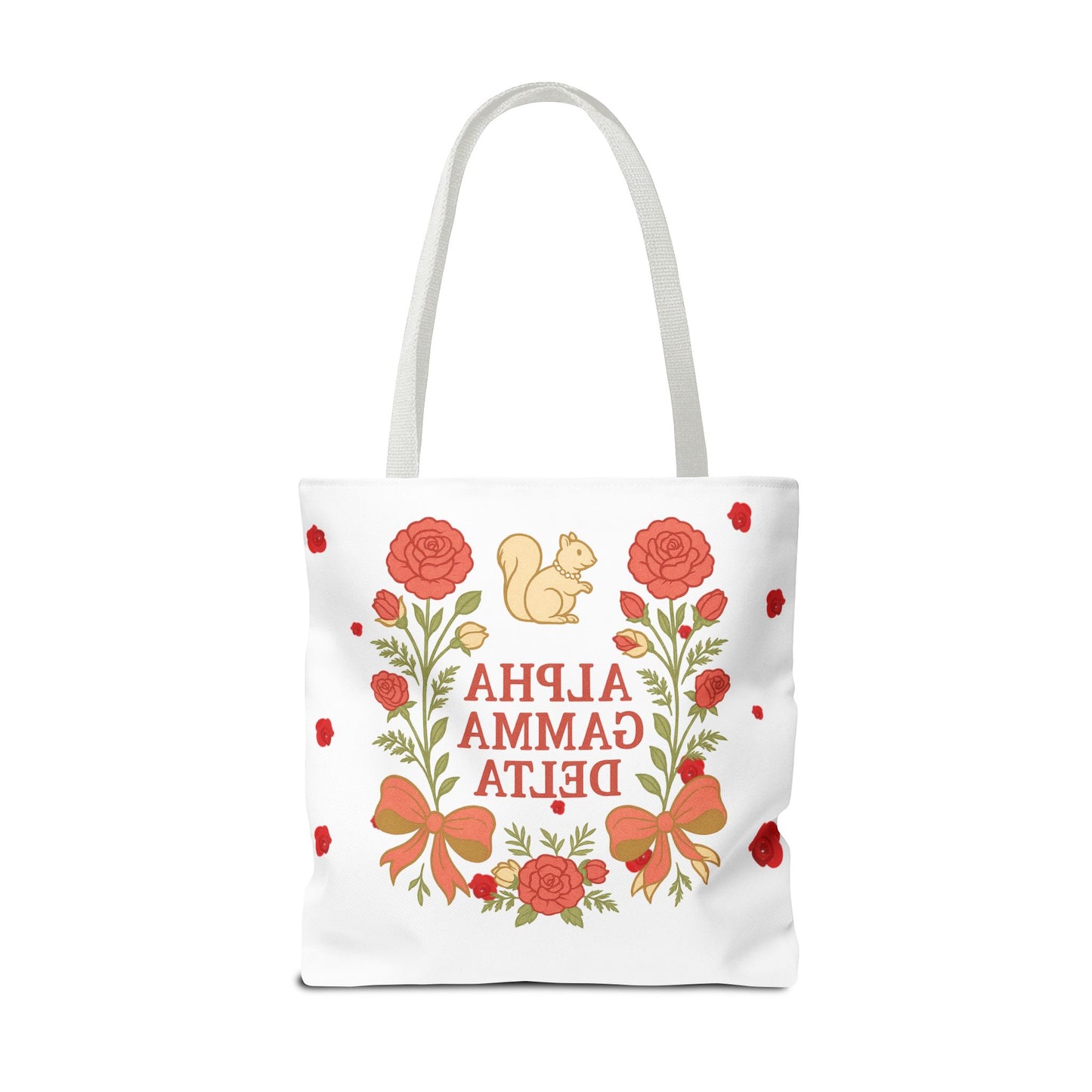 Floral Tote Bag | Alpha Gamma Delta Collection | Perfect for Sorority Events & Graduates