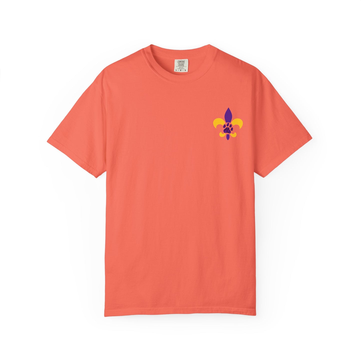 Baton Rouge Spirit T-Shirt - Unisex Garment-Dyed Tee for Game Day, College Football, Mardi Gras, Team Pride, Casual Wear