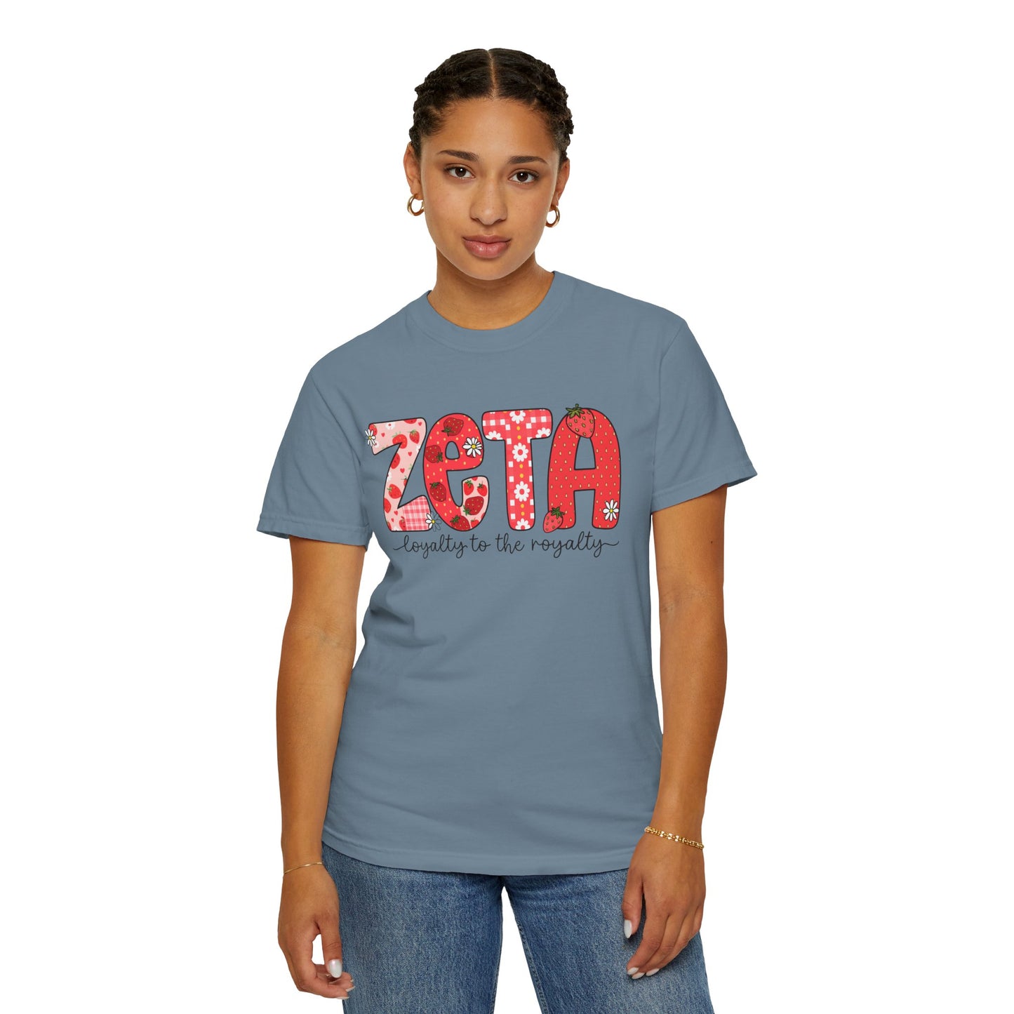 ZTALoyalty T-Shirt, Unisex Garment-Dyed Tee, Perfect for Sorority Events, Greek Life Apparel, Custom Festive Shirt, Everyday Casual Wear
