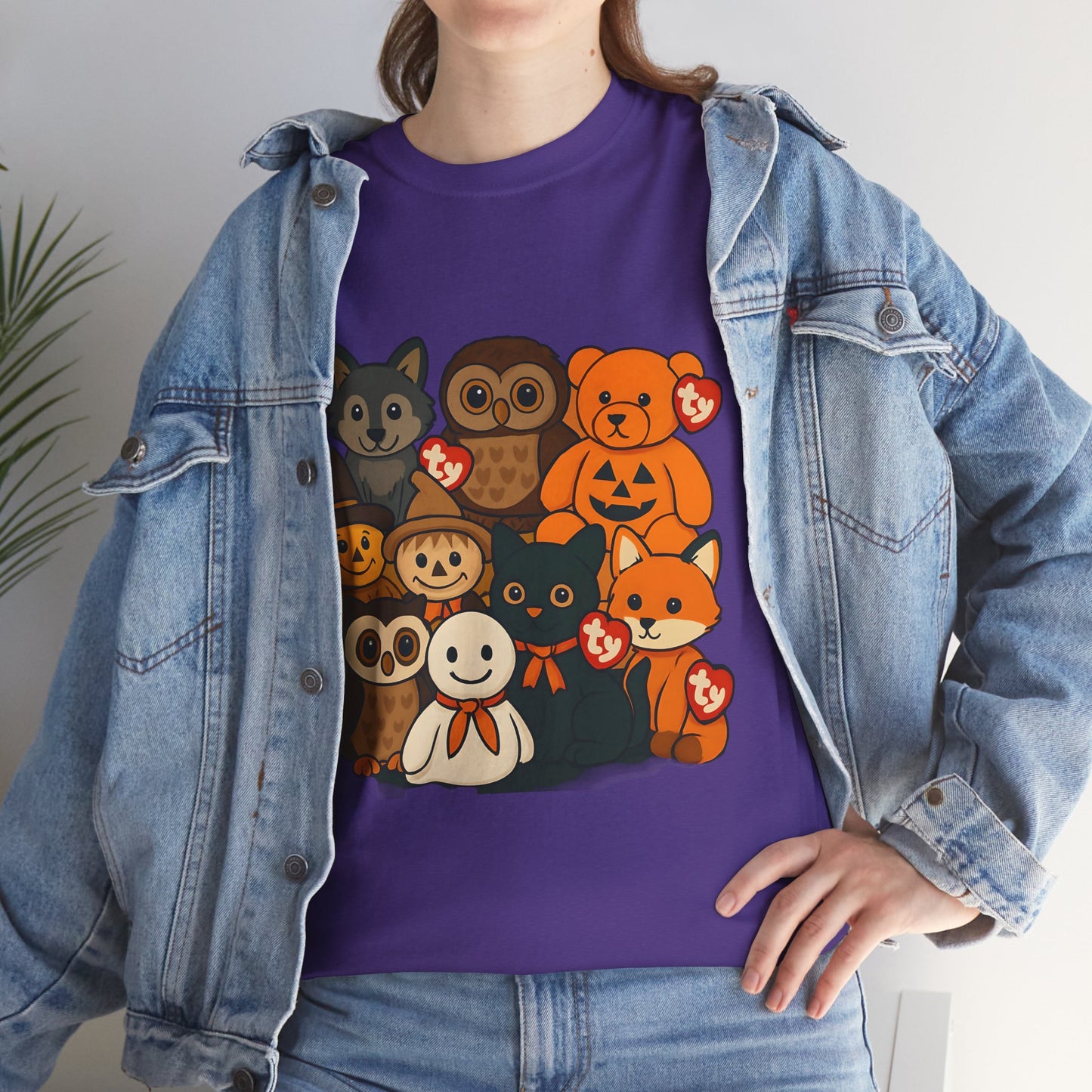 Halloween Unisex Tee - Ty Beanie Babies Design