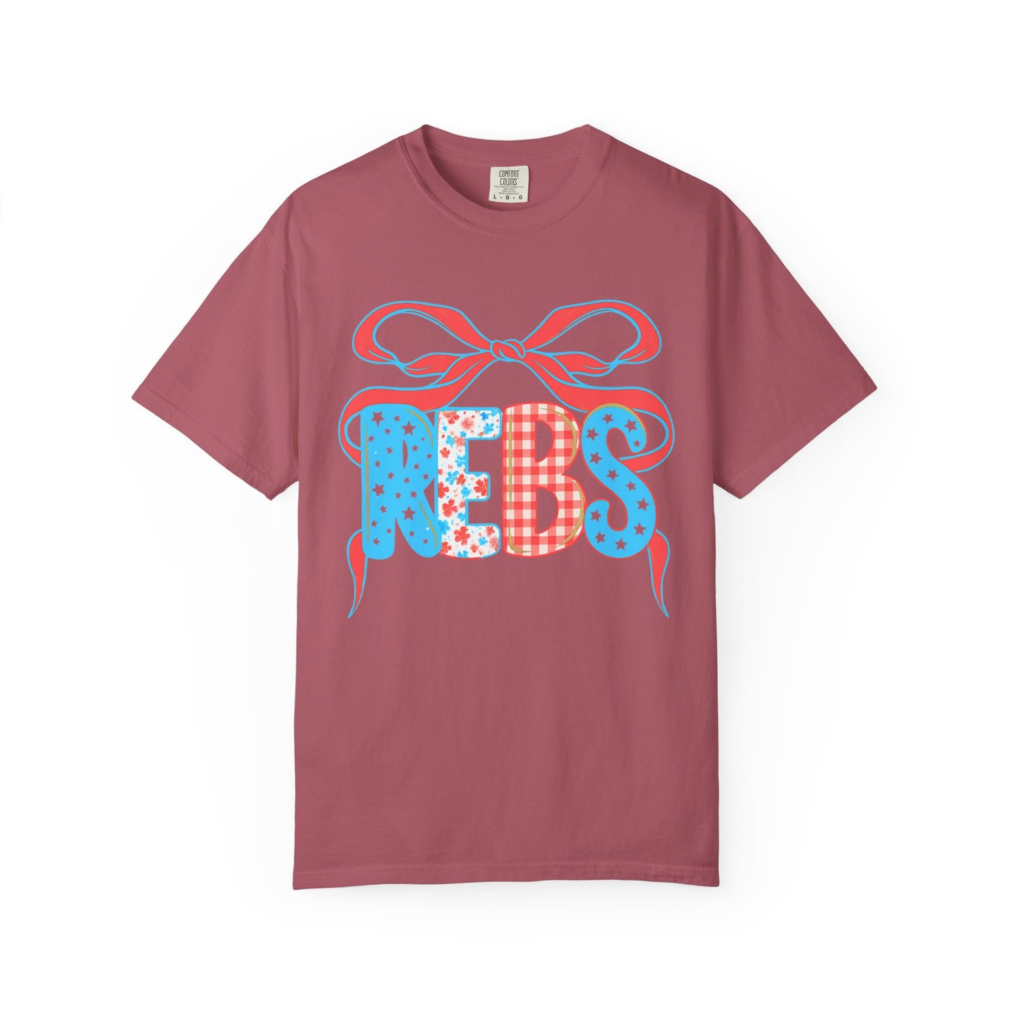 MS Rebs Floral Patriotic T-Shirt