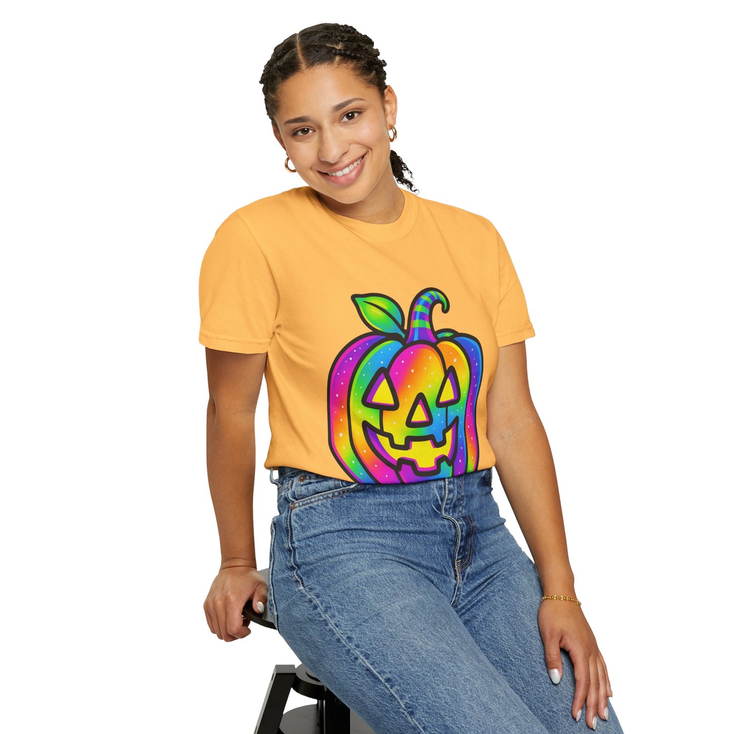 Colorful Pumpkin T-shirt for Halloween
