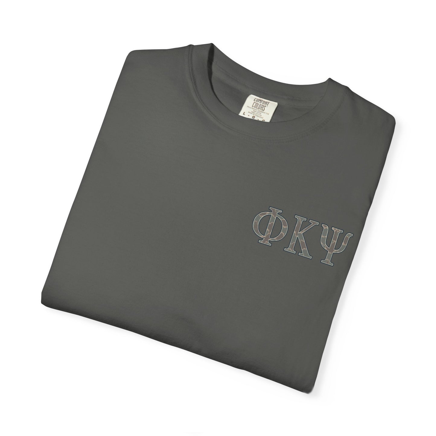 Unisex Garment-Dyed T-shirt with PiKappaPsi Design, Casual Tee, College Apparel, Greek Life Shirt, Unique Gift, Brotherhood T-shirt