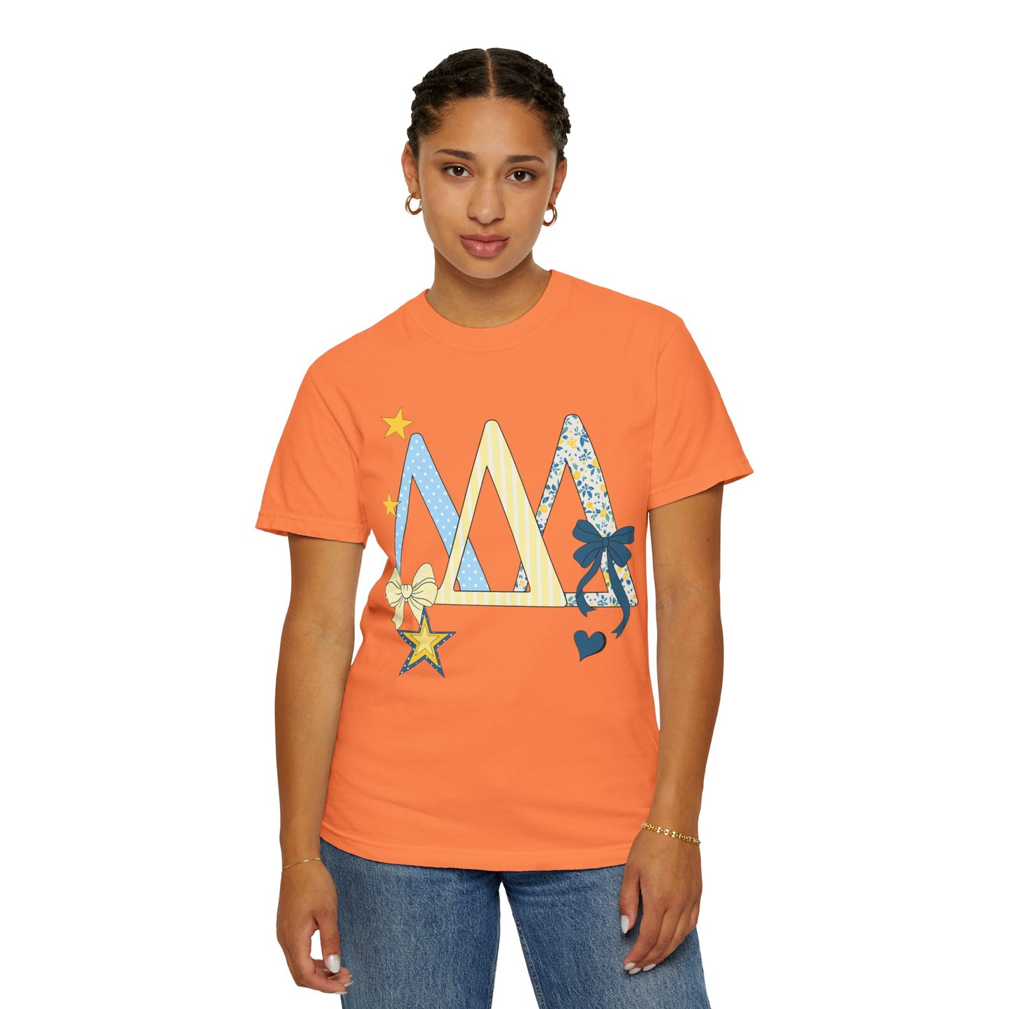 Whimsical yellow and blue Graphic T-Shirt