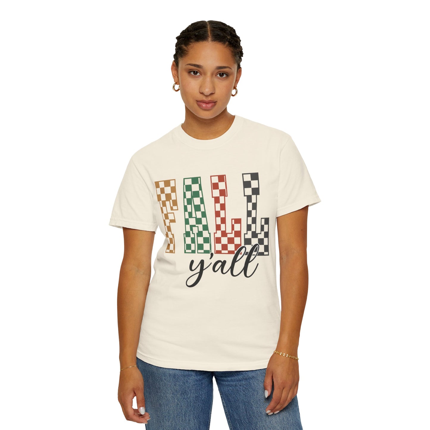 Fall Y'all Unisex T-shirt - Cozy Autumn Apparel for Thanksgiving & Harvest Season