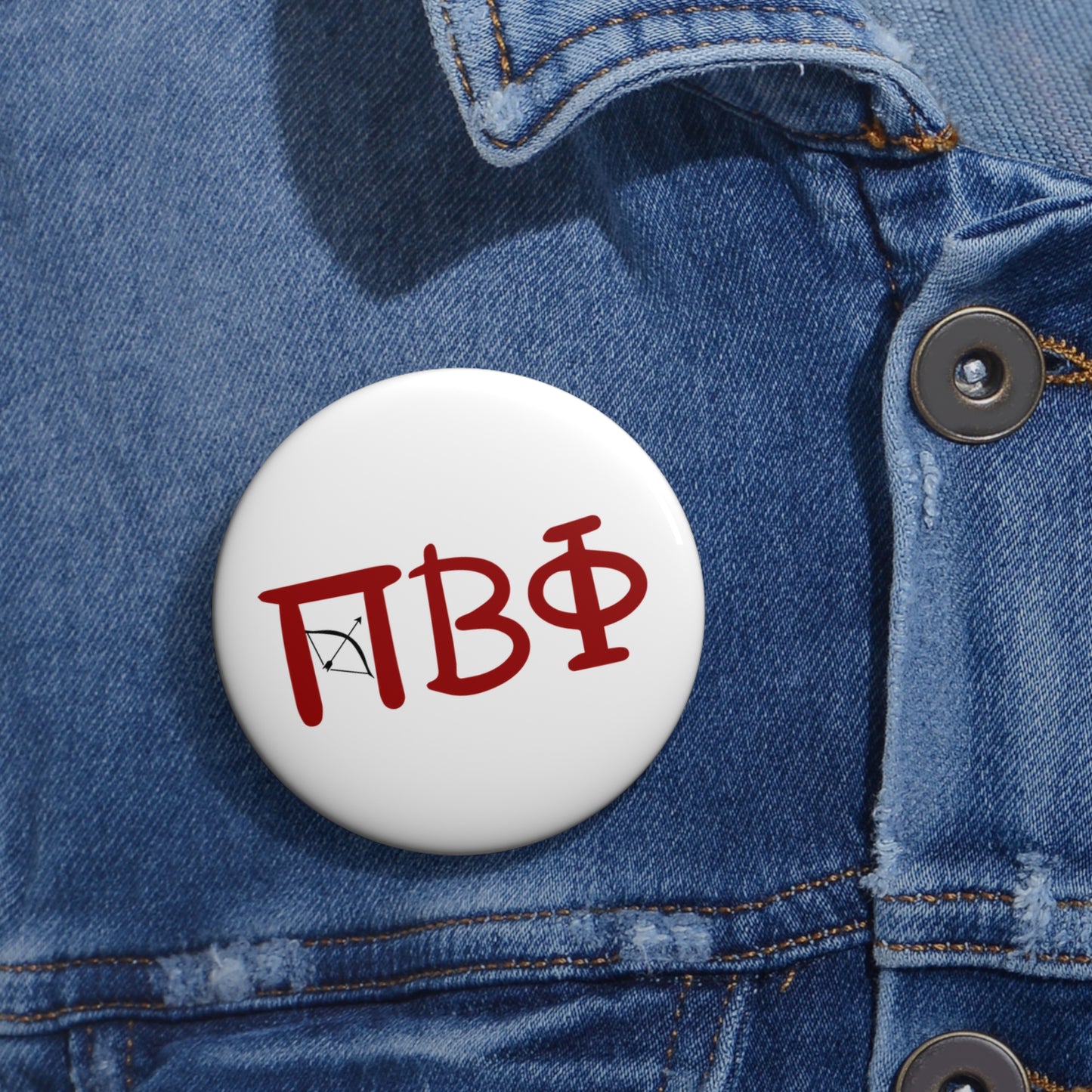 pi Beta Phi Custom Pin Buttons with Greek Letters, Personalized Buttons for Sororities/Fraternities, Unique Gifts for College Students, Dorm [...]