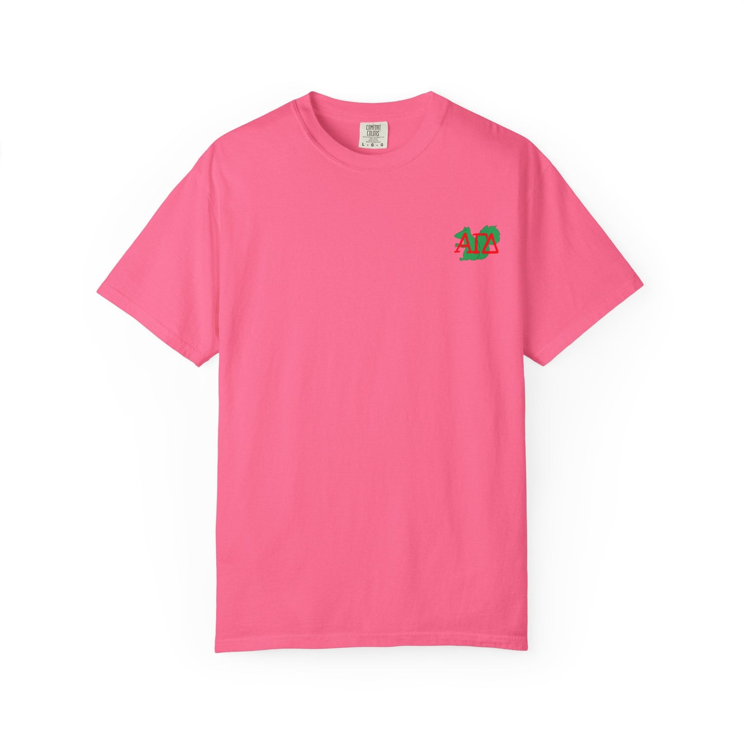 AGD Charming Sorority T-Shirt, Squirrel Design, Unisex Apparel, Perfect Gift, Casual Wear, College Life, Greek Life, Fraternity Events