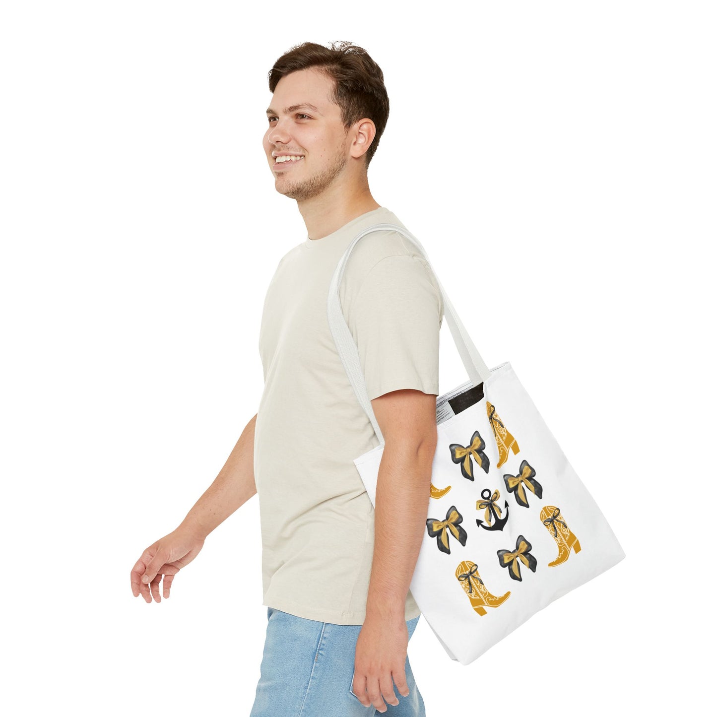 TN Vandy Game Day Tote Bag, Fashion Tote Bag, Perfect for Shopping, Nashville TN, Anchor Down, College Student Gift, Graduation Gift