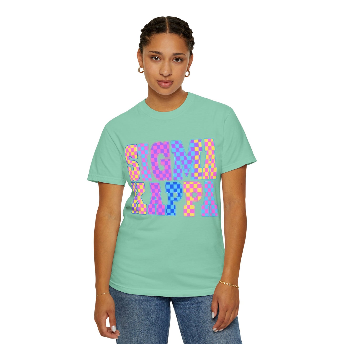 Colorful SigmaKappa T-Shirt - Unisex Garment-Dyed