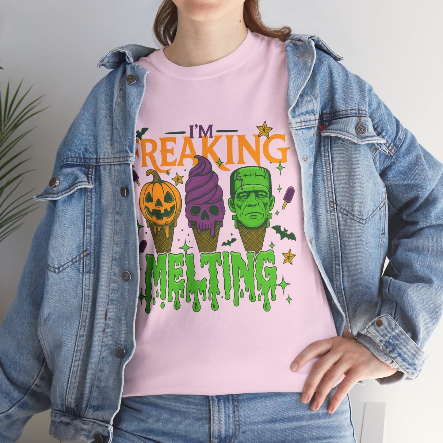 Halloween Unisex Heavy Cotton Tee, Fun Fall Shirt, Halloween Costume Top, Spooky Party Tee, Trick or Treat Apparel